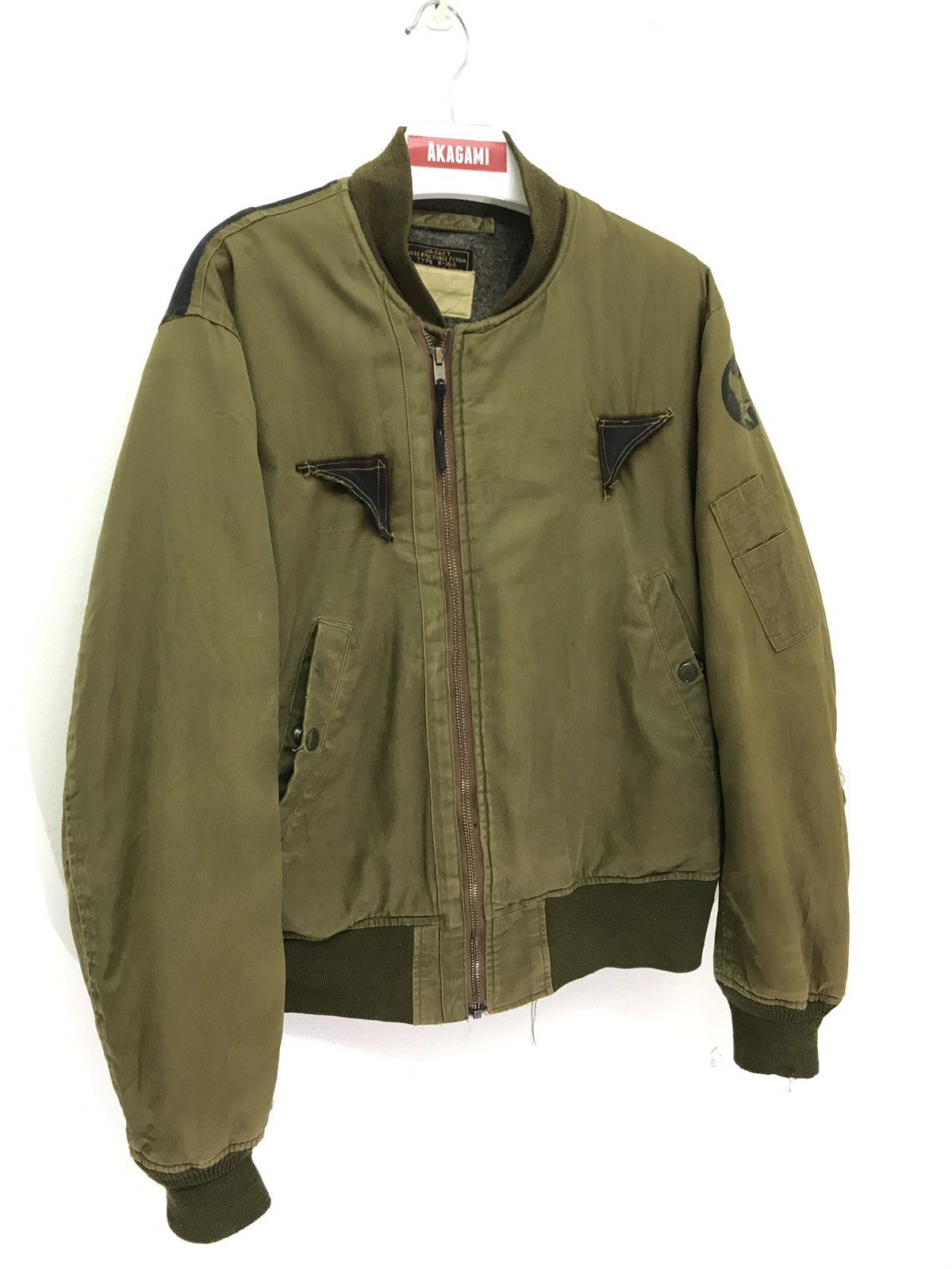 Buzz Rickson's × Vintage 🛩Buzz Rickson’s B15a Bomber Jacket Custom Handpainted Size US M / EU 48-50 / 2 - 6 Thumbnail