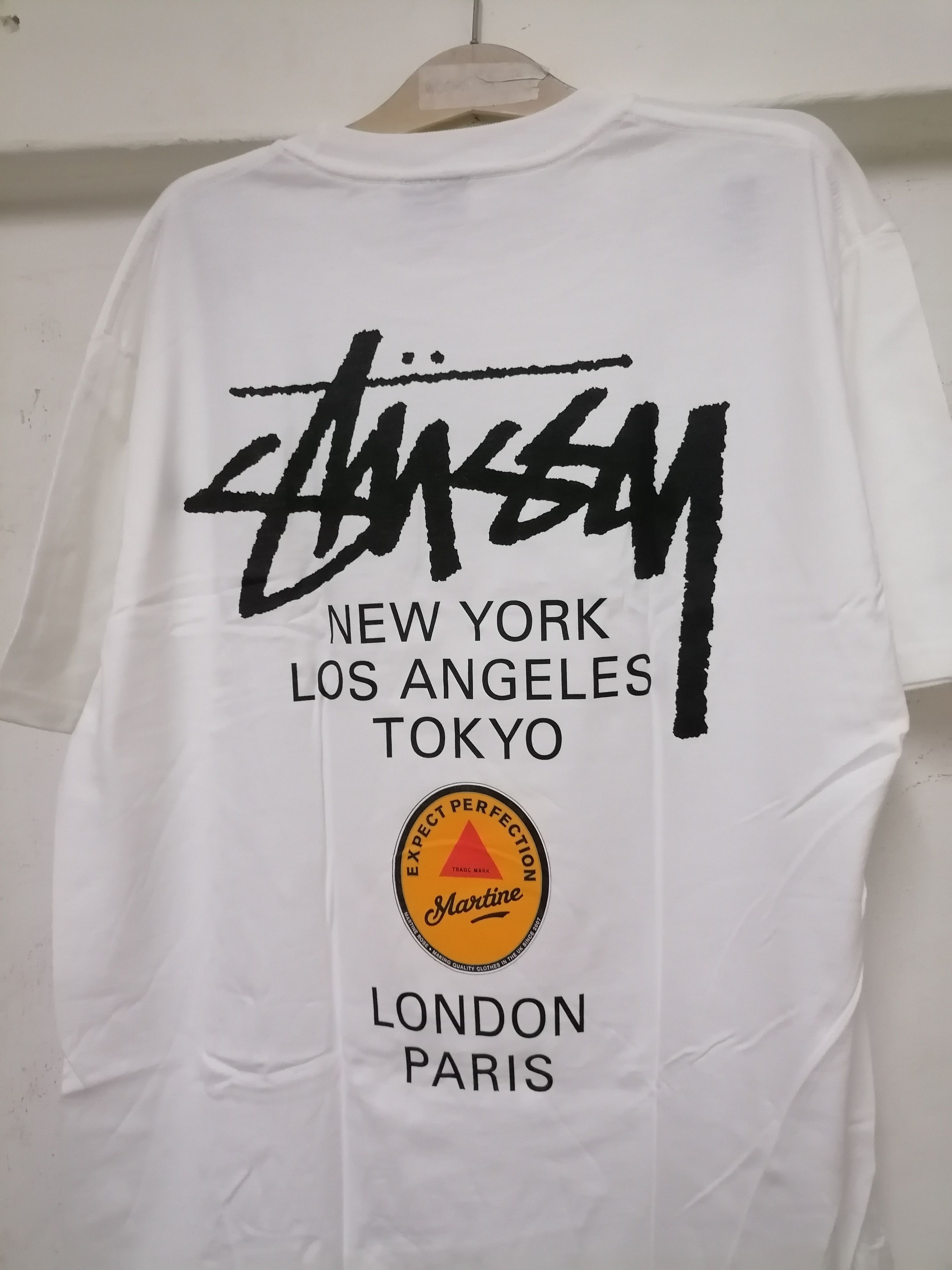 Martine Rose × Stussy Stussy X Martine Rose Anniversary T-shirt Size US L / EU 52-54 / 3 - 4 Thumbnail