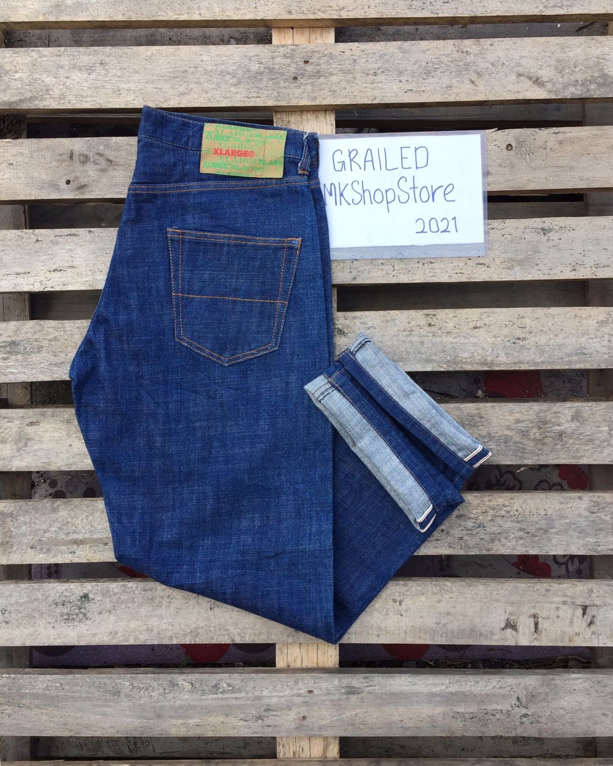 Japanese Brand × X-LARGE X-Large Denim Selvedge Size US 33 - 1 Thumbnail