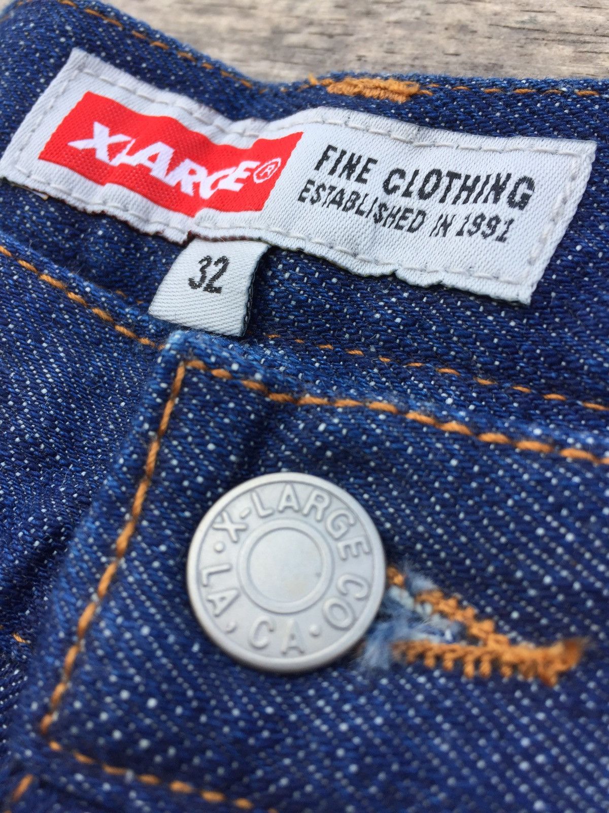 Japanese Brand × X-LARGE X-Large Denim Selvedge Size US 33 - 4 Thumbnail