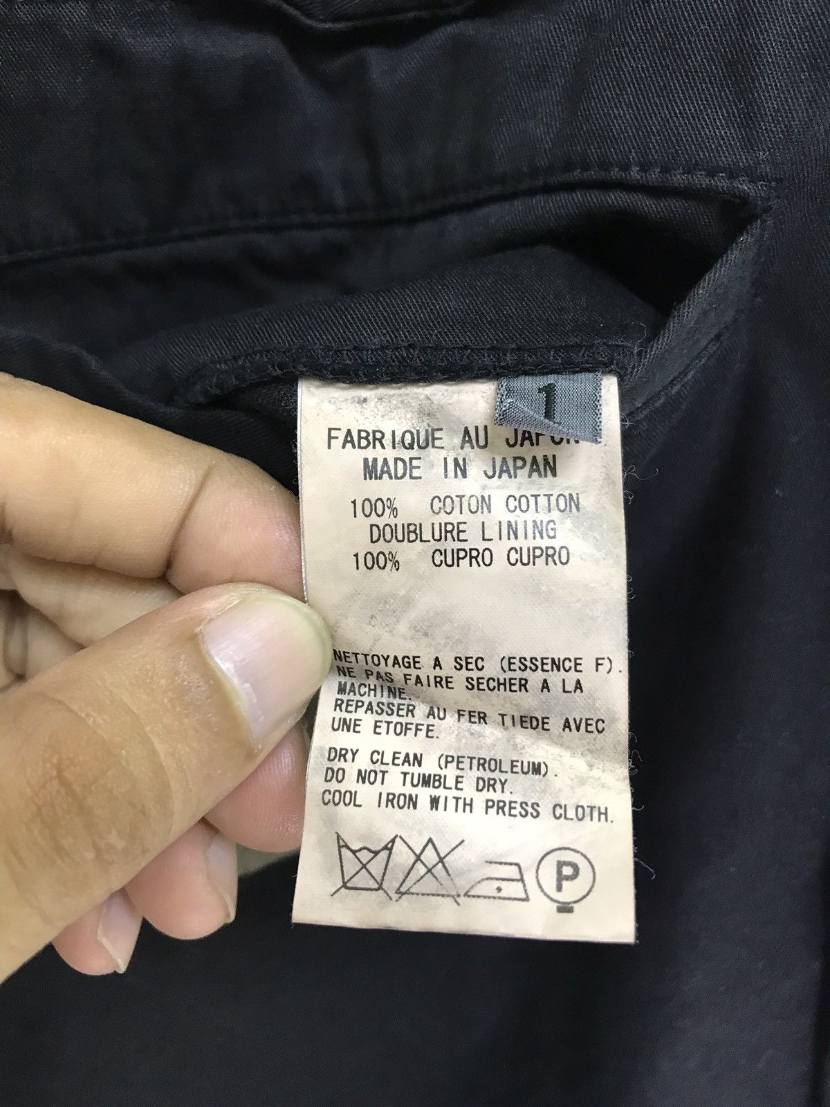Yohji Yamamoto Y’s For Men Black Cotton Casual Blazer 6🟩1 Size US M / EU 48-50 / 2 - 7 Thumbnail