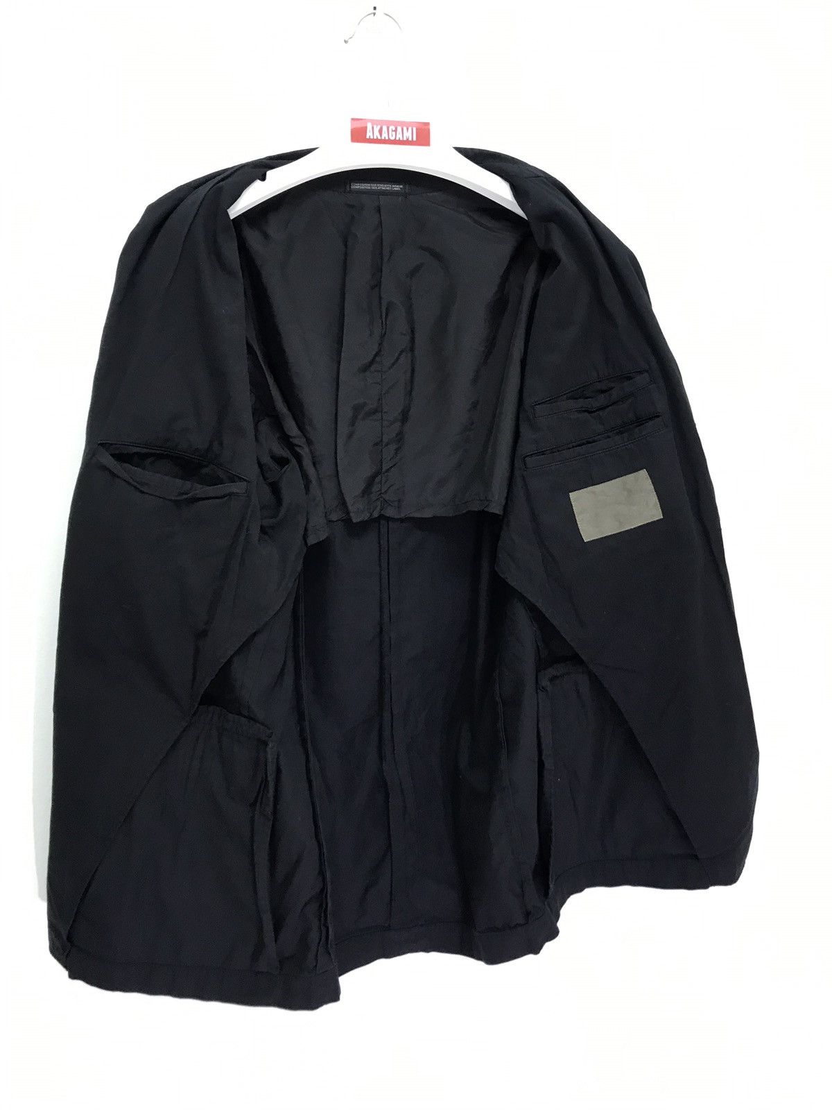 Yohji Yamamoto Y’s For Men Black Cotton Casual Blazer 6🟩1 Size US M / EU 48-50 / 2 - 4 Thumbnail