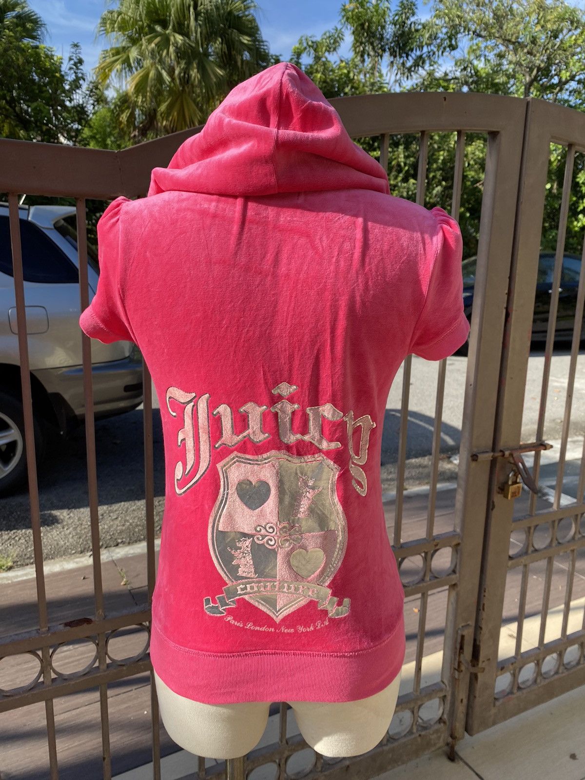 Juicy Couture velvet pink sweater Size S / US 4 / IT 40 - 4 Thumbnail