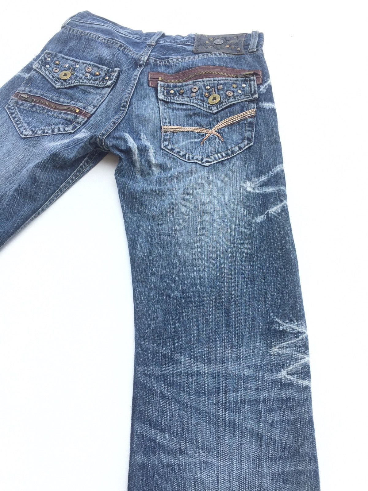 If Six Was Nine × Japanese Brand × Tornado Mart Japan Anti-Label Jeans Like Takahiromiyashita Scratch Fire Size US 30 / EU 46 - 6 Thumbnail