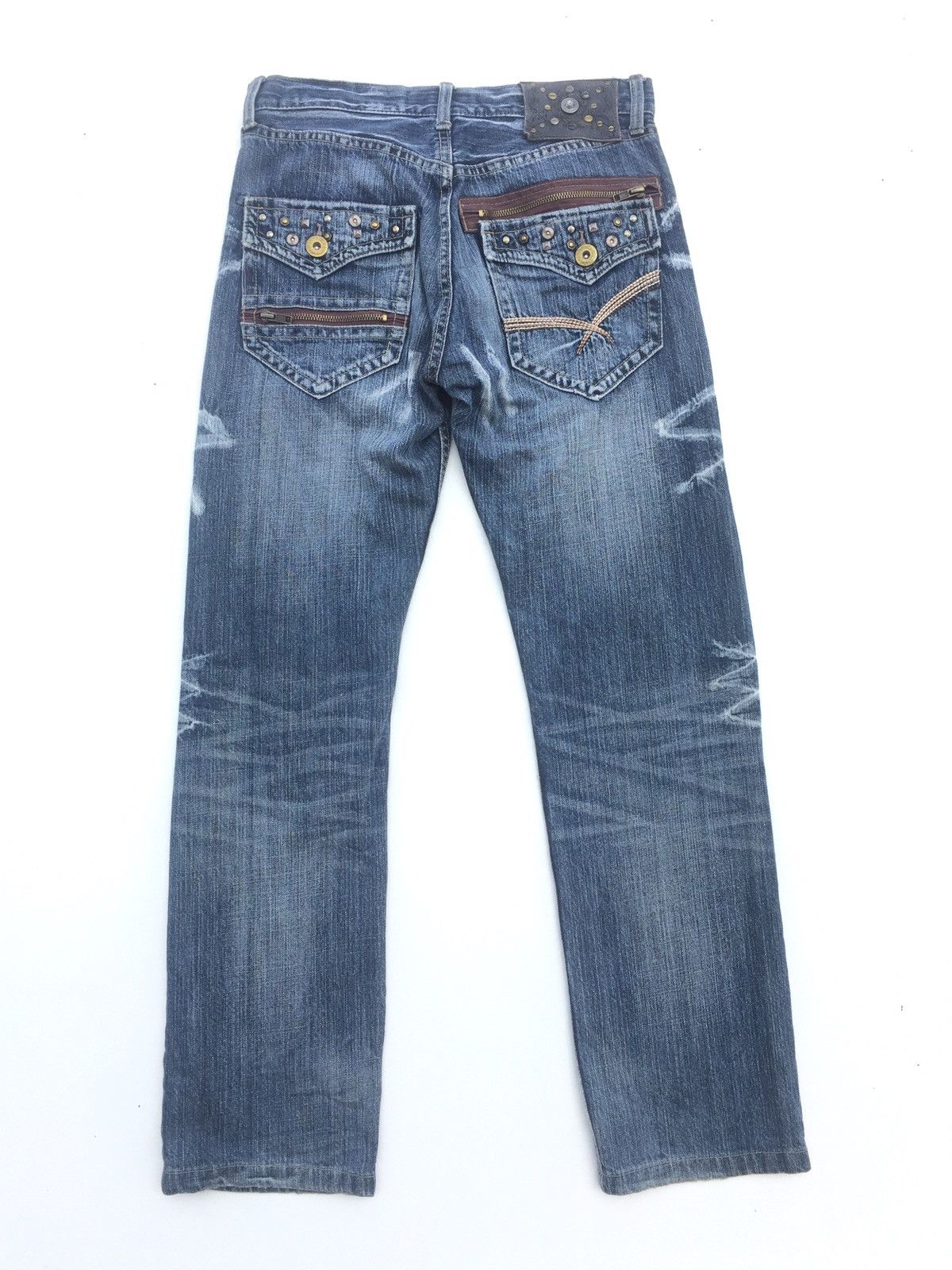 If Six Was Nine × Japanese Brand × Tornado Mart Japan Anti-Label Jeans Like Takahiromiyashita Scratch Fire Size US 30 / EU 46 - 4 Thumbnail