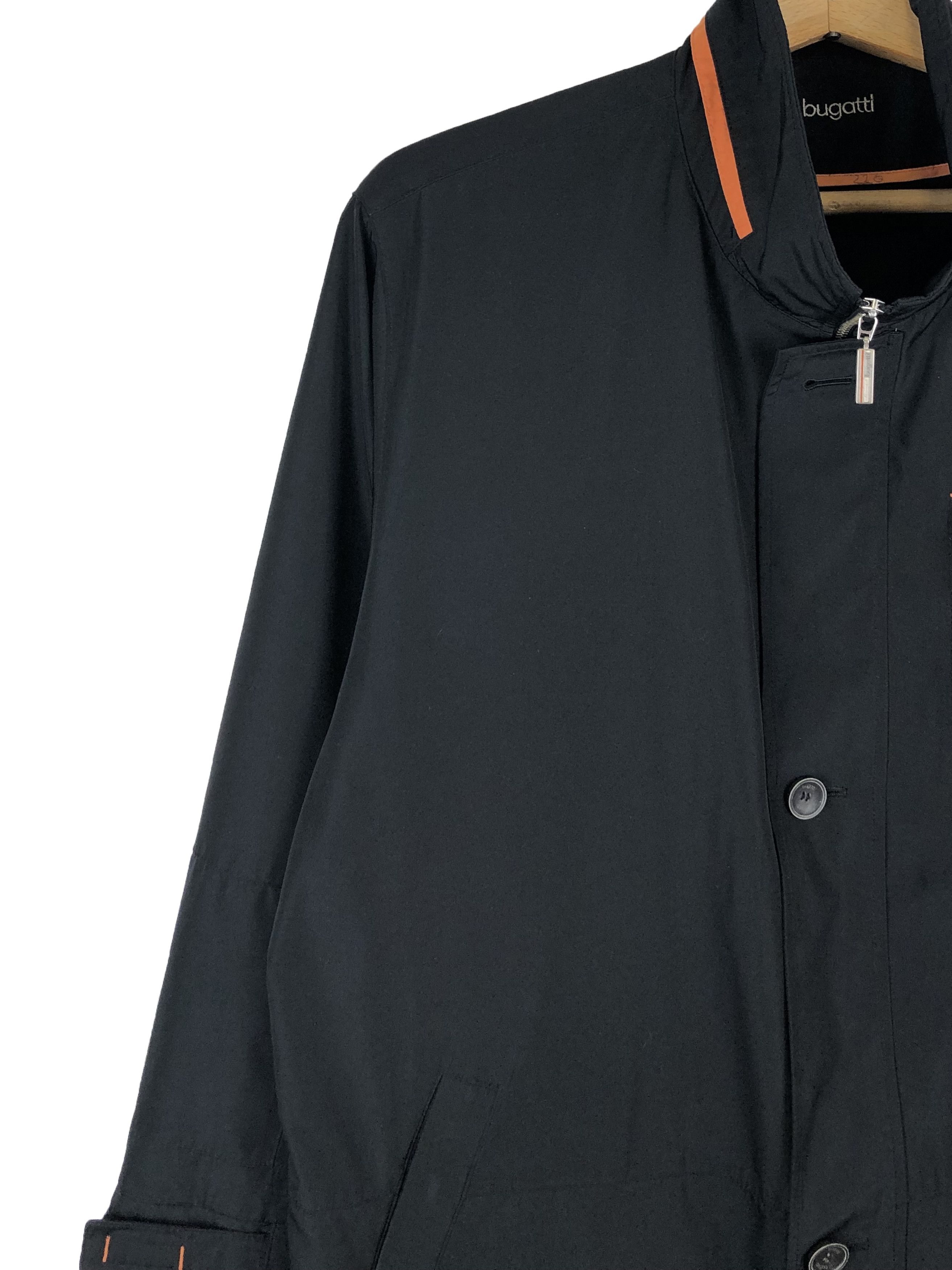 Bugatti Vintage BUGATTI Black Nylon Parka Jacket M64 Size US XXL / EU 58 / 5 - 3 Thumbnail