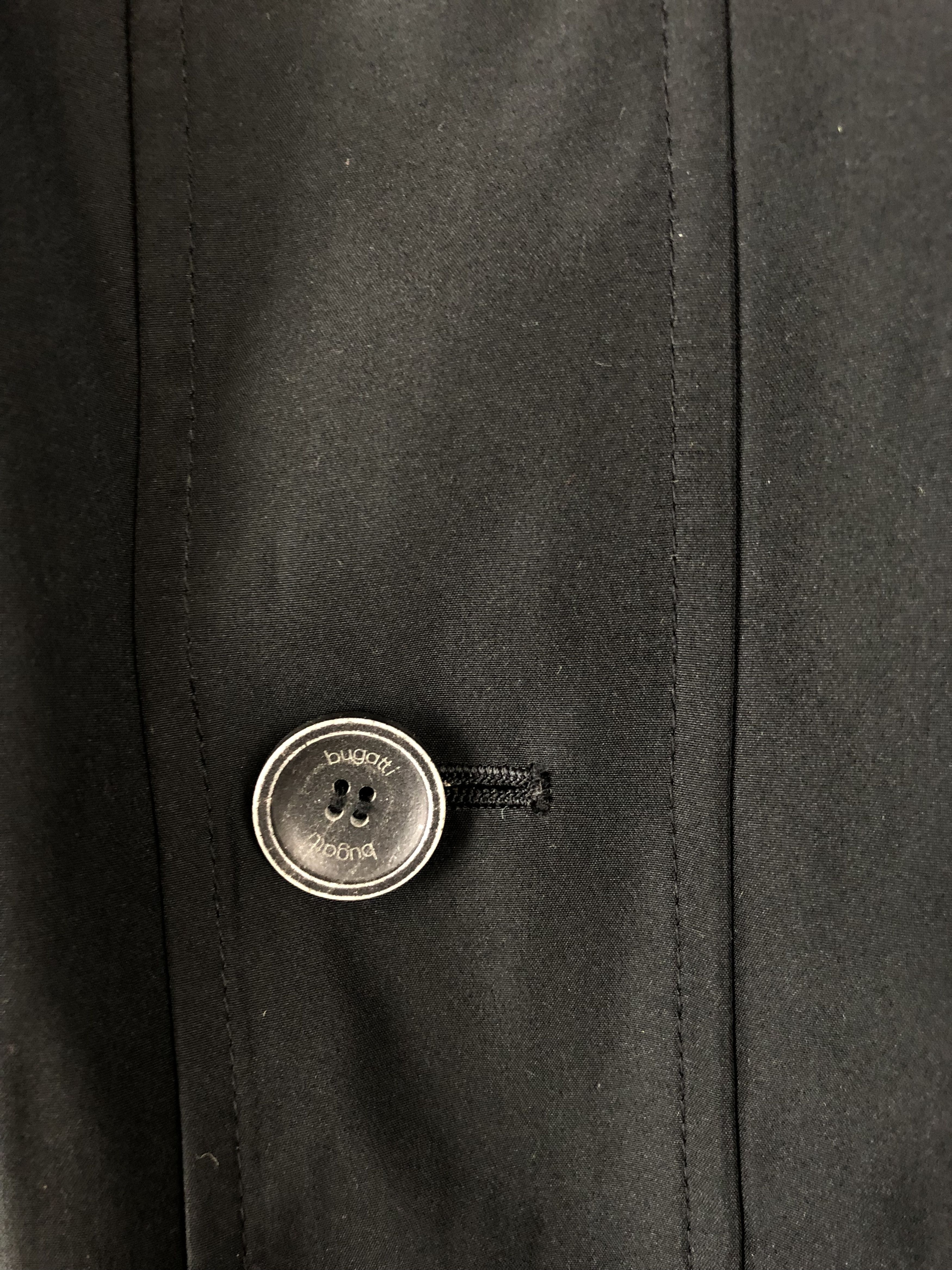 Bugatti Vintage BUGATTI Black Nylon Parka Jacket M64 Size US XXL / EU 58 / 5 - 5 Thumbnail