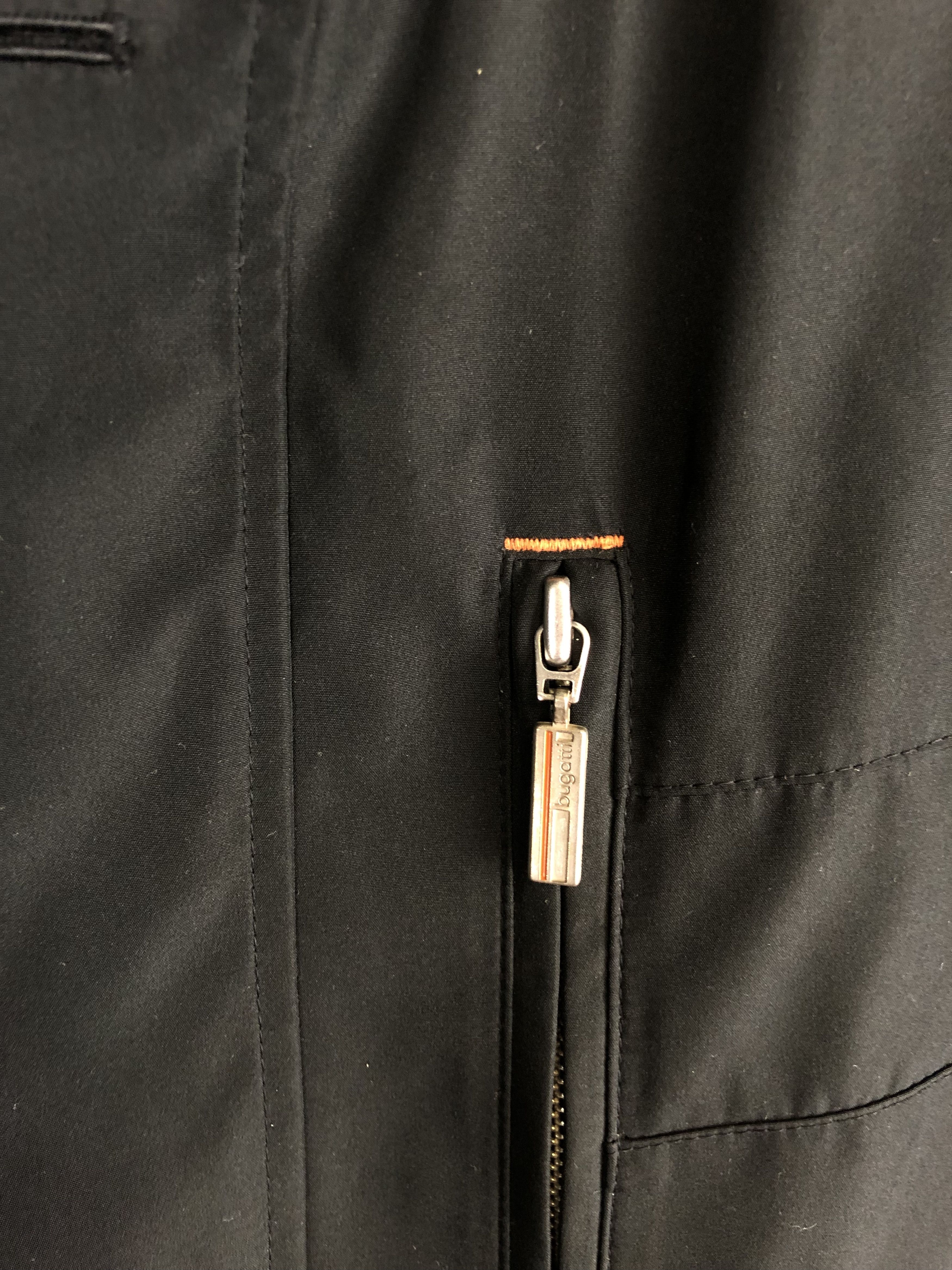 Bugatti Vintage BUGATTI Black Nylon Parka Jacket M64 Size US XXL / EU 58 / 5 - 4 Thumbnail