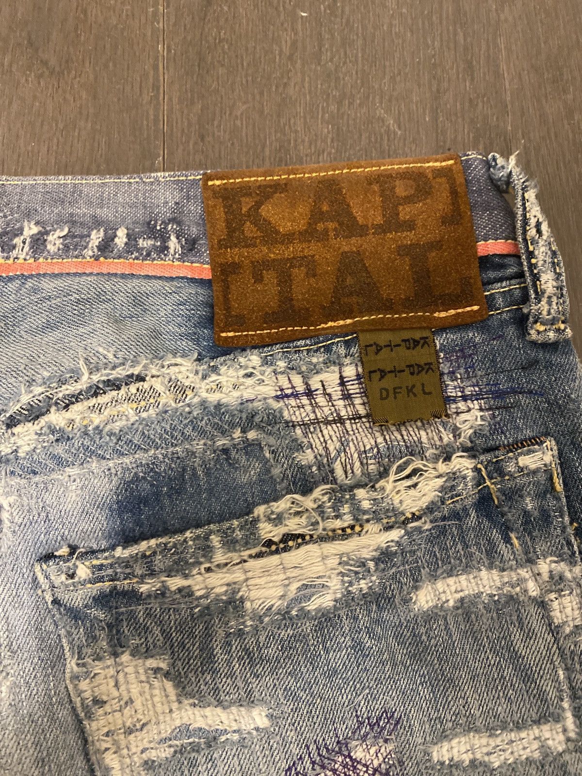 Kapital × Kapital Kountry Kapital 14oz Monkey Cisco Crash Denim Size US 30 / EU 46 - 8 Thumbnail