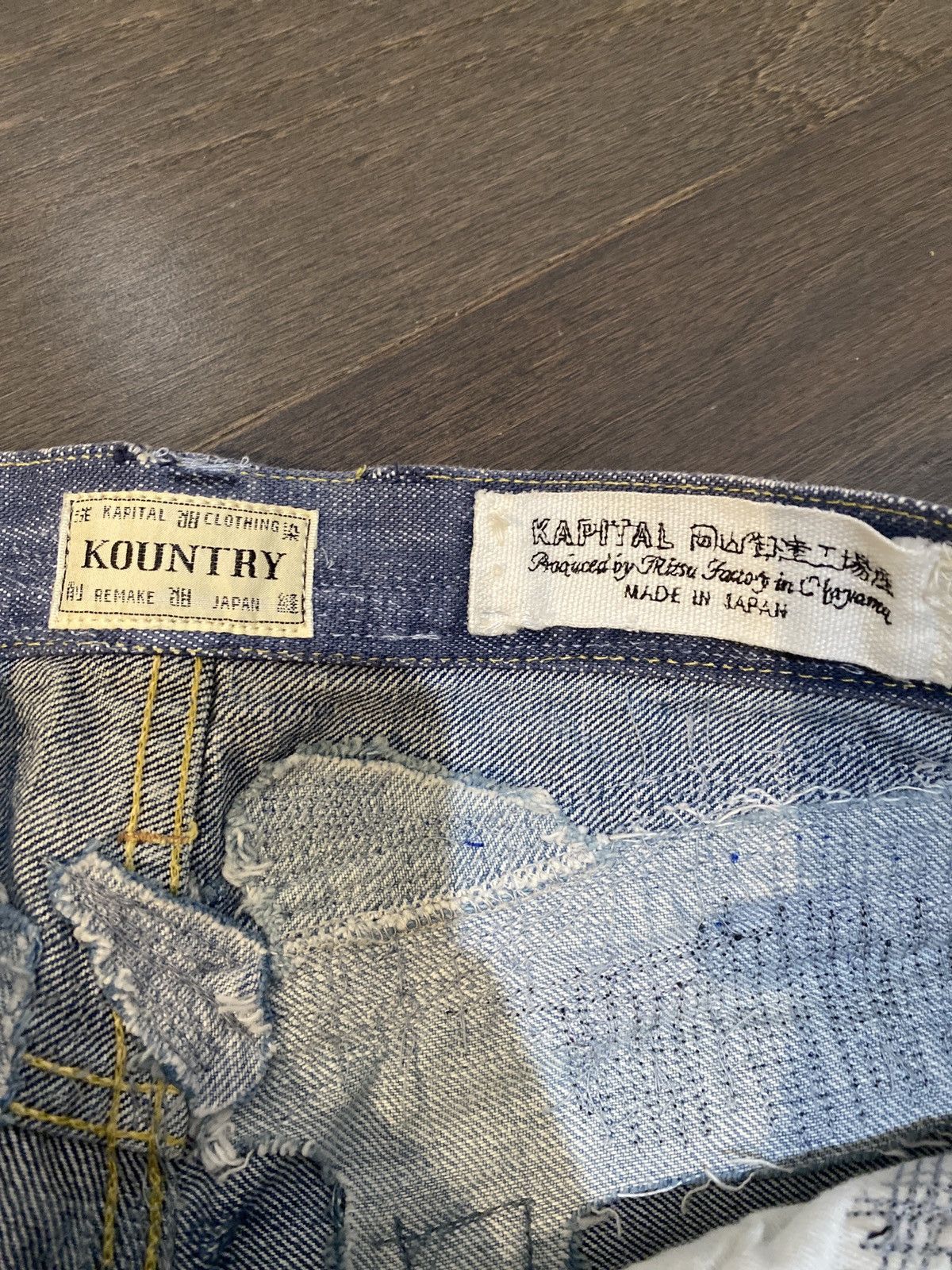 Kapital × Kapital Kountry Kapital 14oz Monkey Cisco Crash Denim Size US 30 / EU 46 - 6 Thumbnail