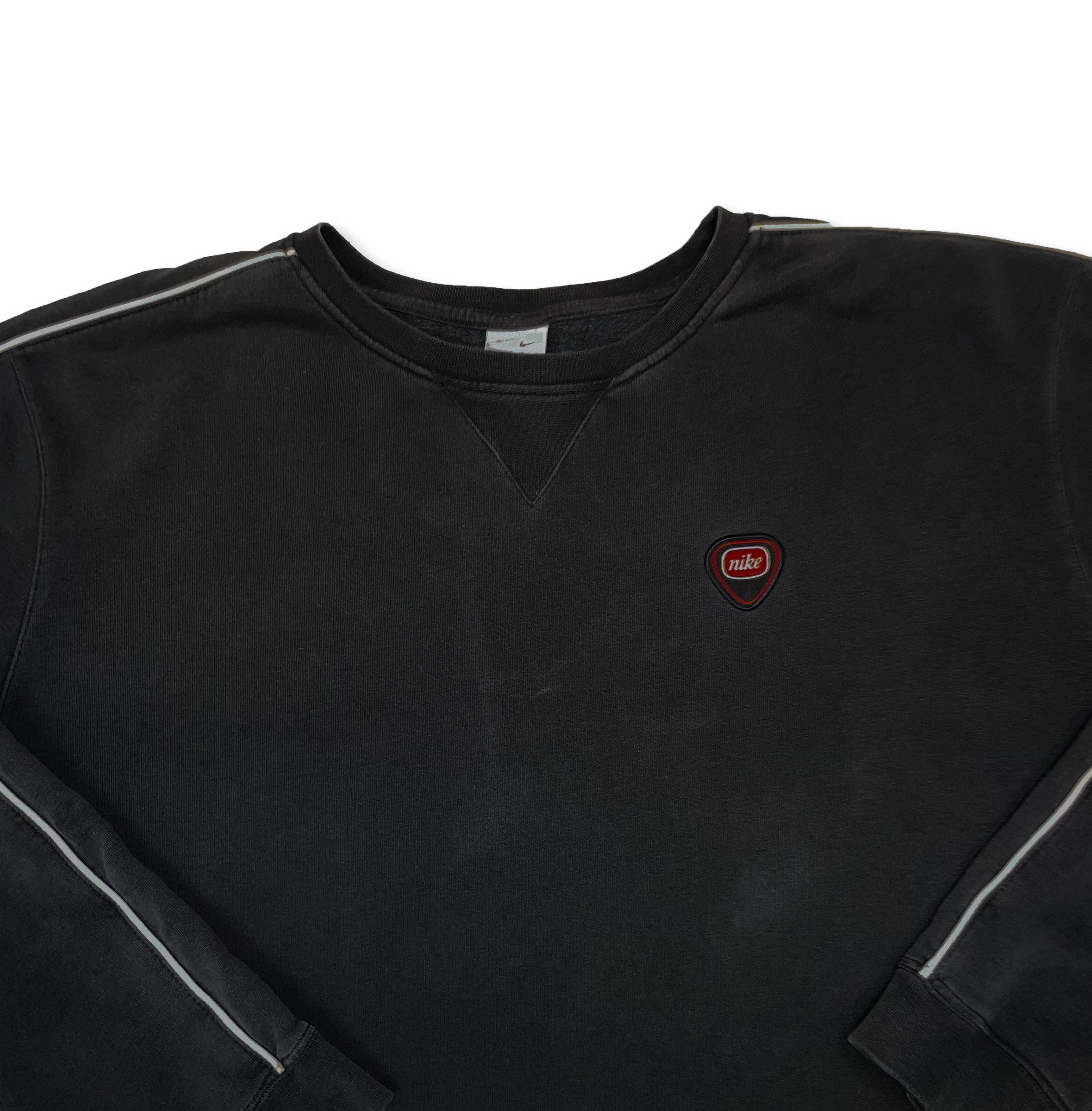 Nike 90s Vintage NIKE Black Faded Sweatshirt M39 Size US XXL / EU 58 / 5 - 3 Thumbnail