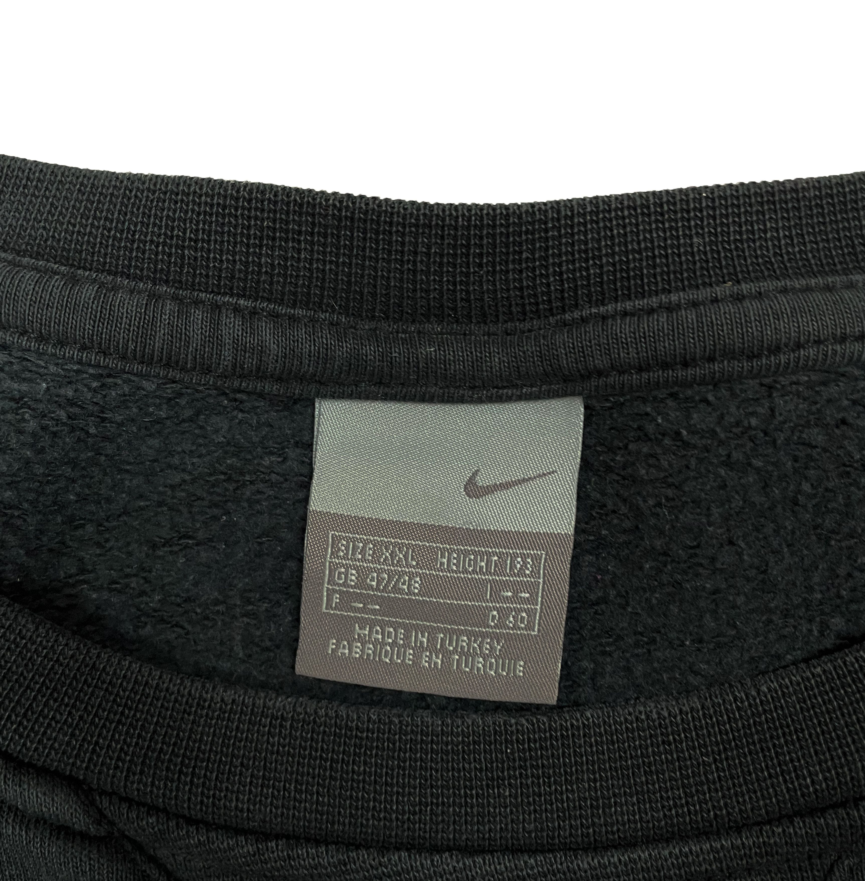 Nike 90s Vintage NIKE Black Faded Sweatshirt M39 Size US XXL / EU 58 / 5 - 4 Thumbnail