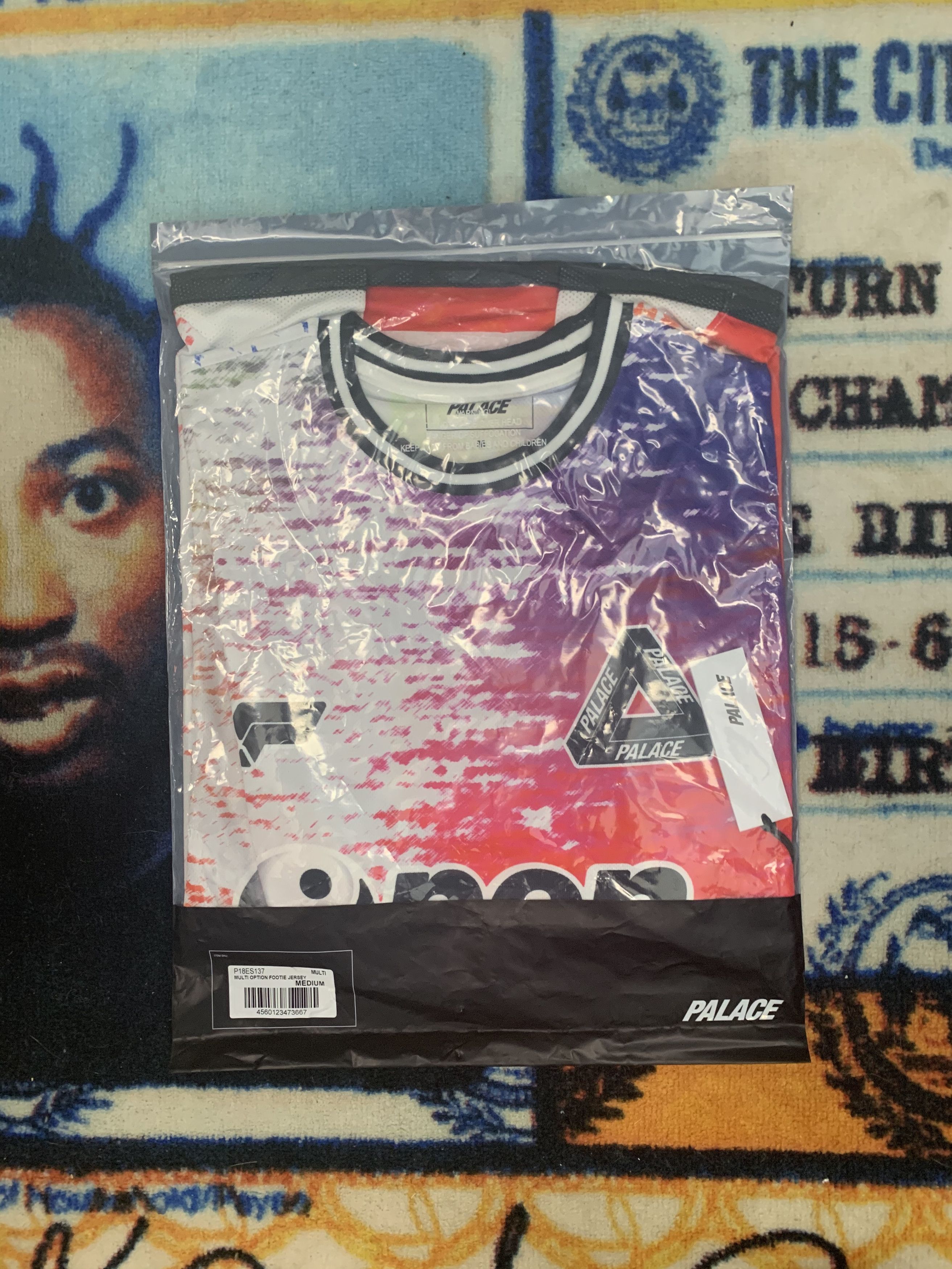 Palace Palace Multi Option Footie Jersey Shirt Multi Medium Size US M / EU 48-50 / 2 - 13 Thumbnail
