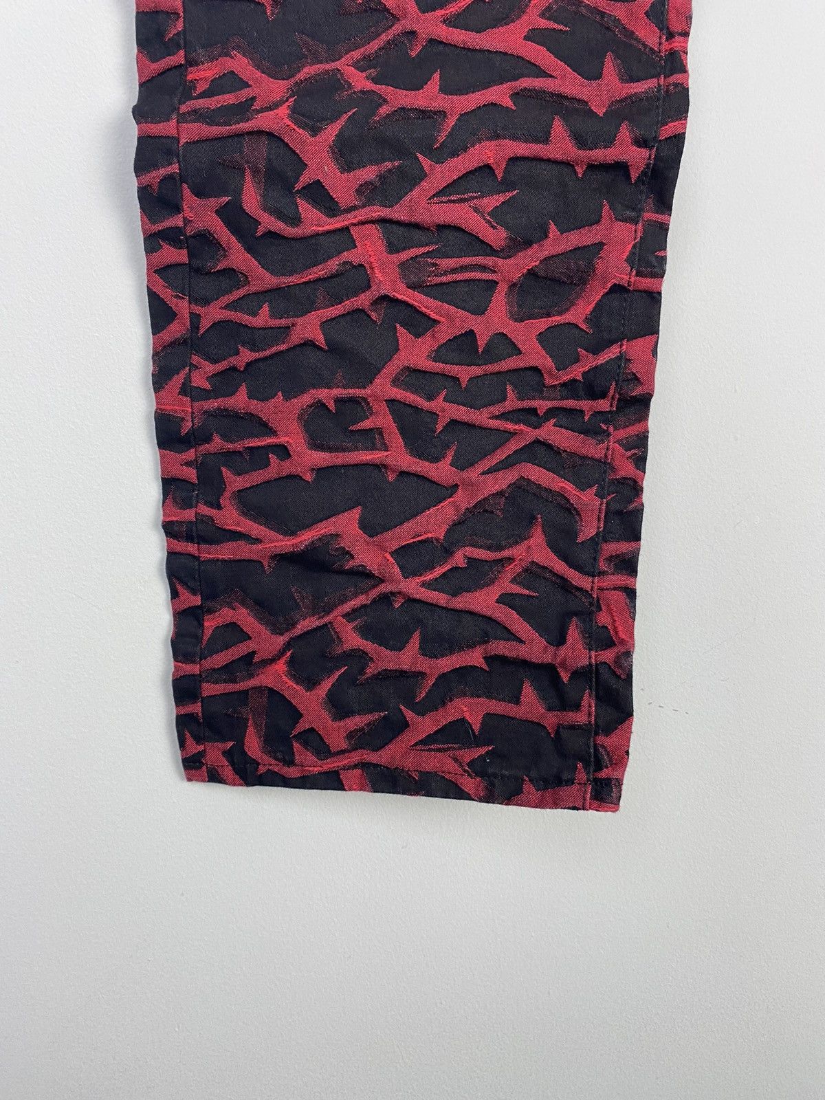 Supreme Supreme Thorn 5 Pocket Denim Jeans Red Black 32 Size US 32 / EU 48 - 6 Thumbnail