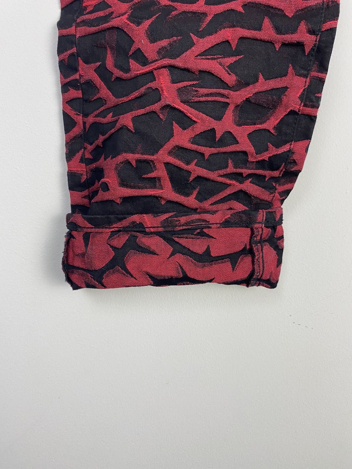 Supreme Supreme Thorn 5 Pocket Denim Jeans Red Black 32 Size US 32 / EU 48 - 7 Thumbnail
