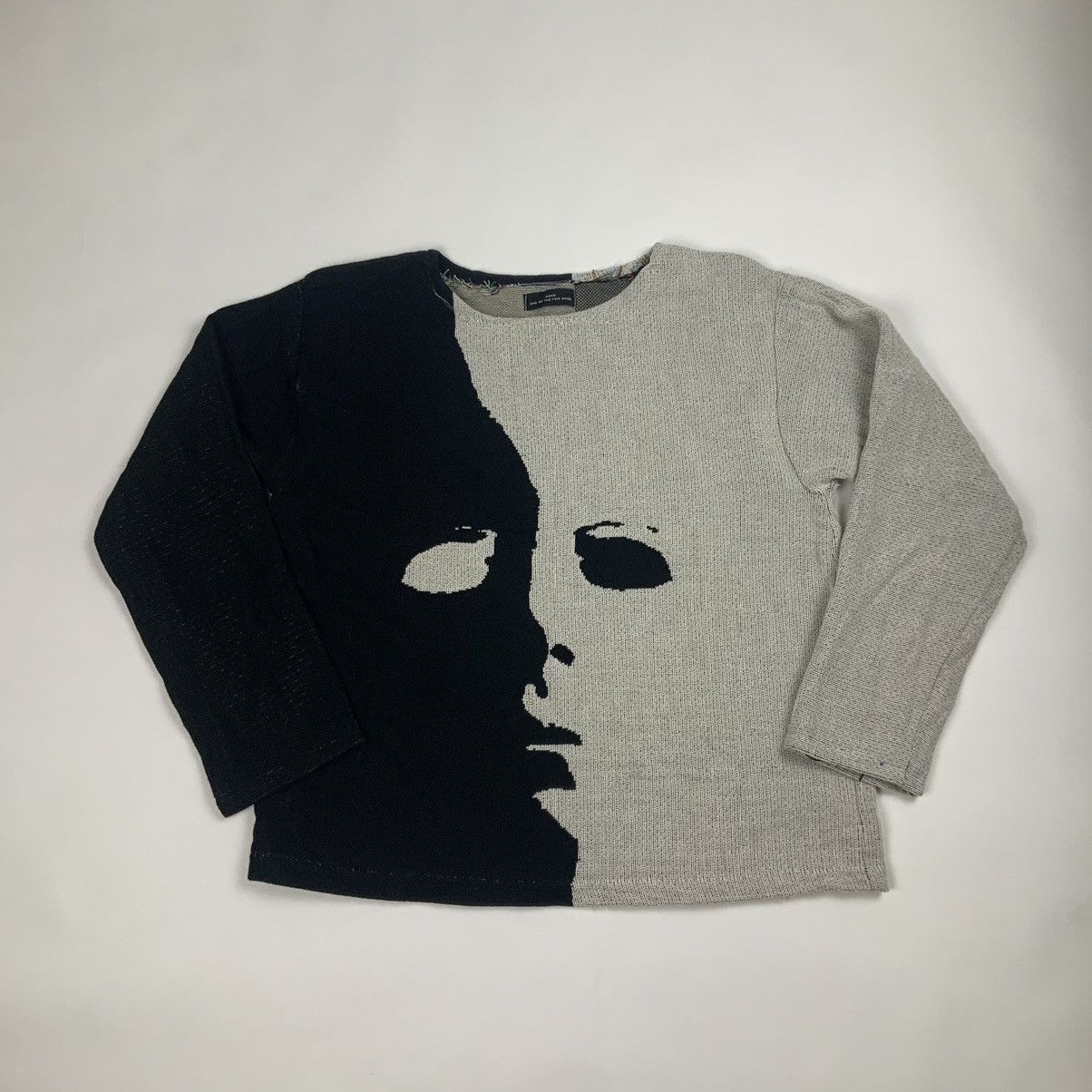 image of 4X1111 Myers Clean Cut Tapestry Crewneck Medium in Black, Men's