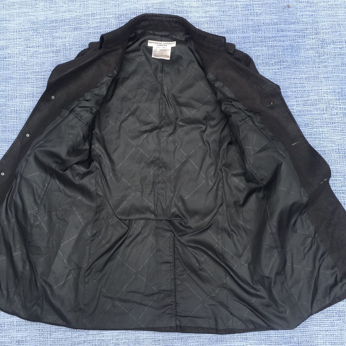 Katharine Hamnett London black coat Size US L / EU 52-54 / 3 - 9 Thumbnail
