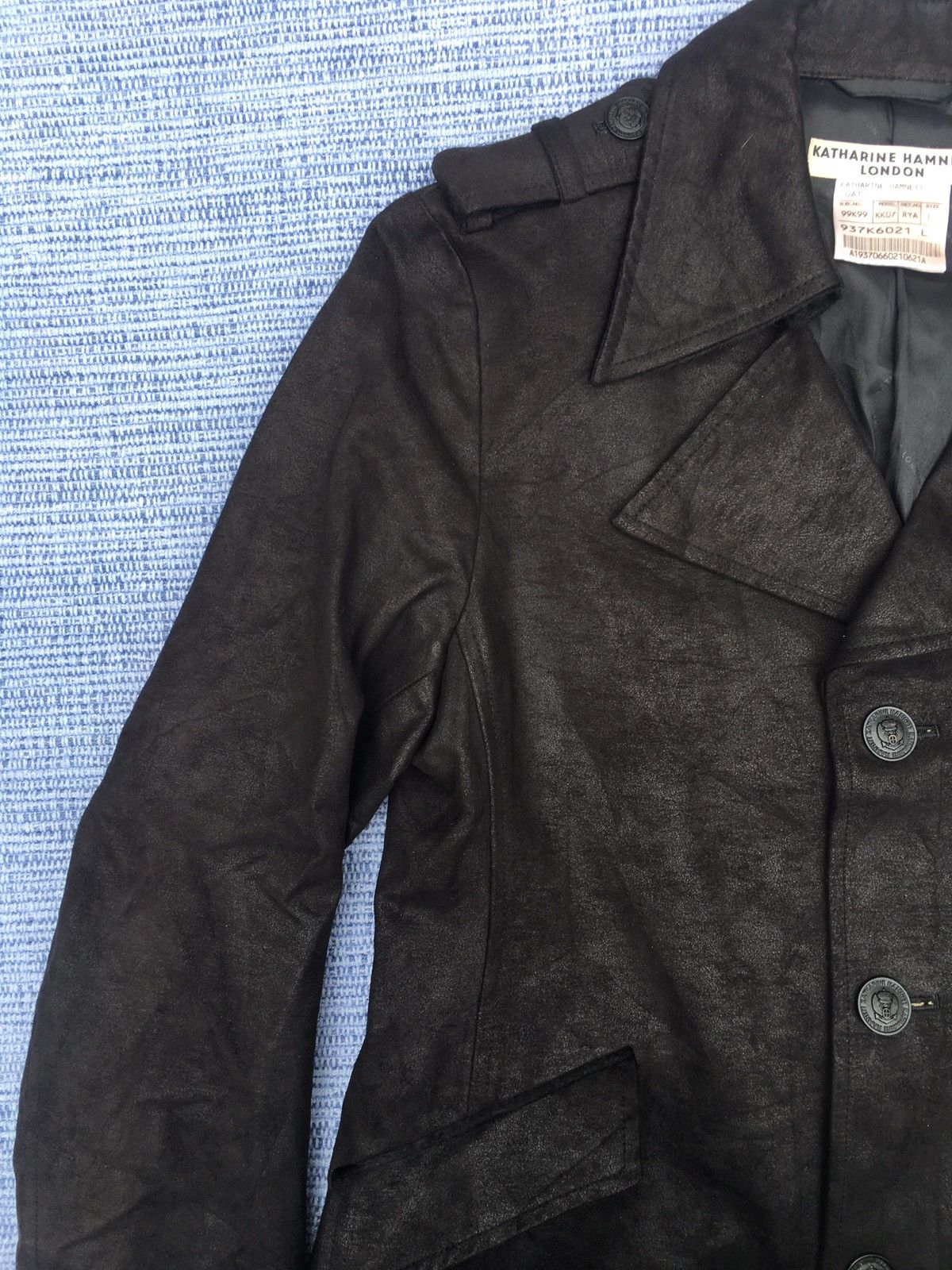 Katharine Hamnett London black coat Size US L / EU 52-54 / 3 - 5 Thumbnail