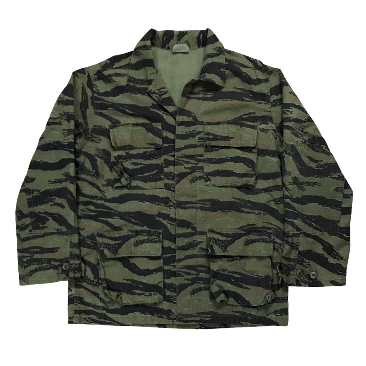 Vintage VTG 1980’s Tiger Stripe Camo Military Army Combat Jacket | Grailed