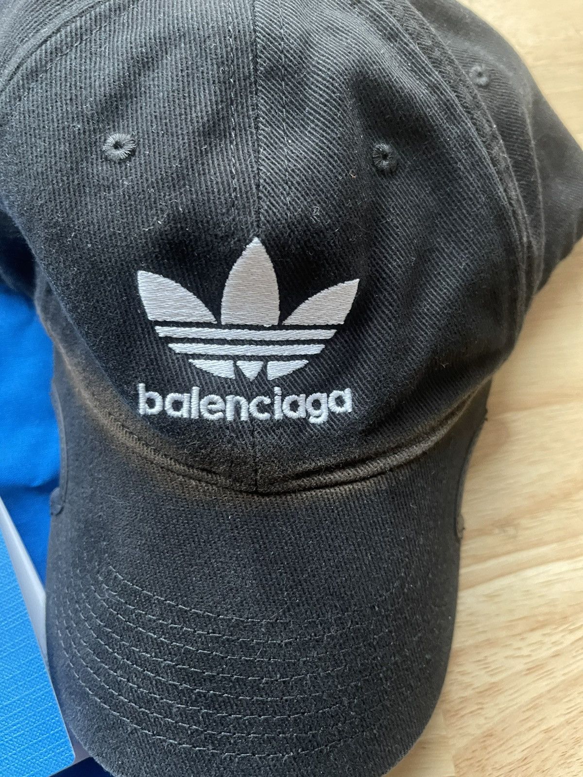 Adidas × Balenciaga BALENCIAGA / ADIDAS Cotton Drill Logo Cap Size ONE SIZE - 4 Thumbnail