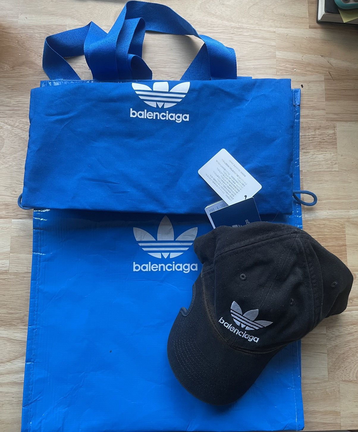 Adidas × Balenciaga BALENCIAGA / ADIDAS Cotton Drill Logo Cap Size ONE SIZE - 10 Thumbnail