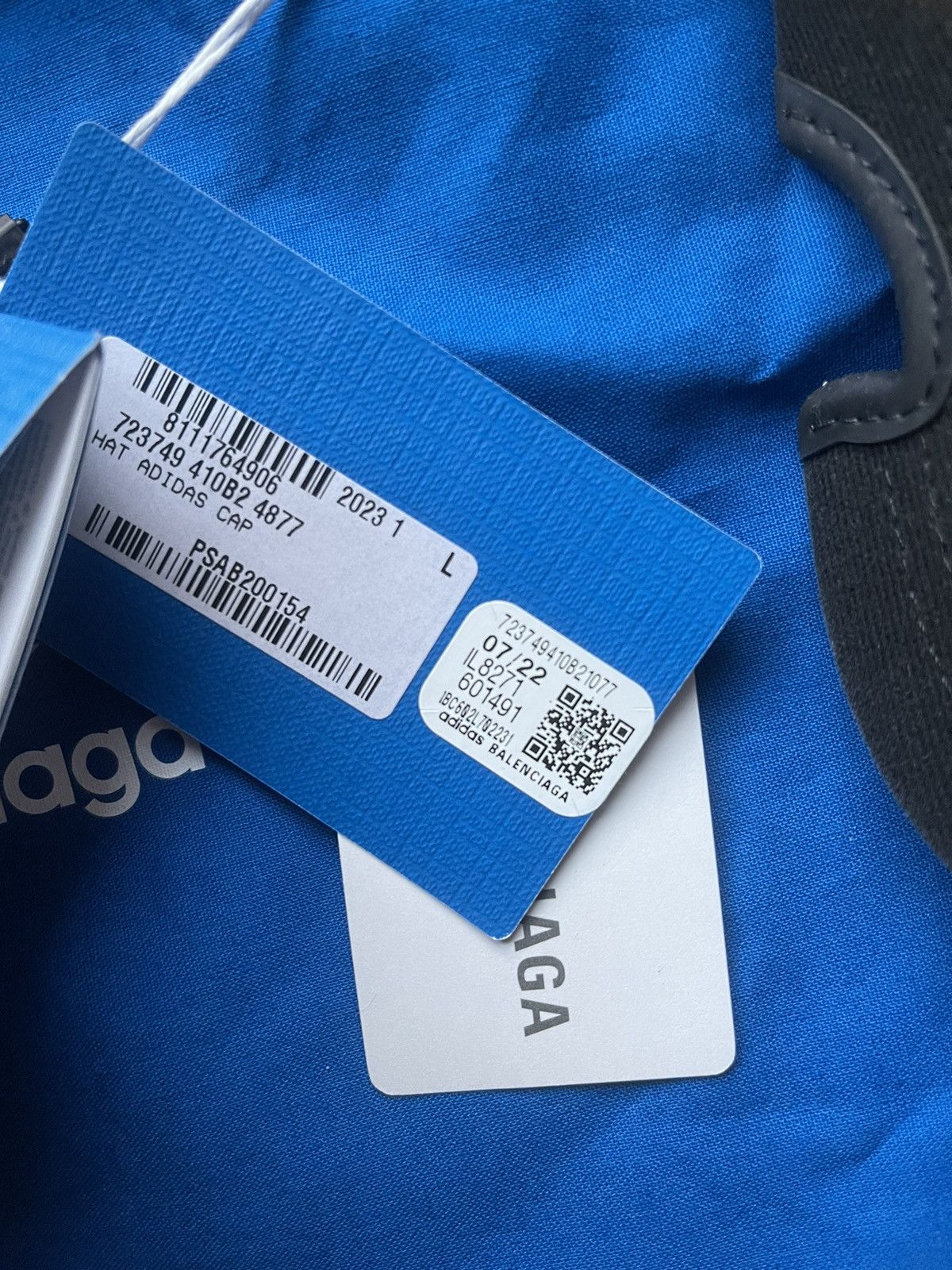 Adidas × Balenciaga BALENCIAGA / ADIDAS Cotton Drill Logo Cap Size ONE SIZE - 3 Thumbnail