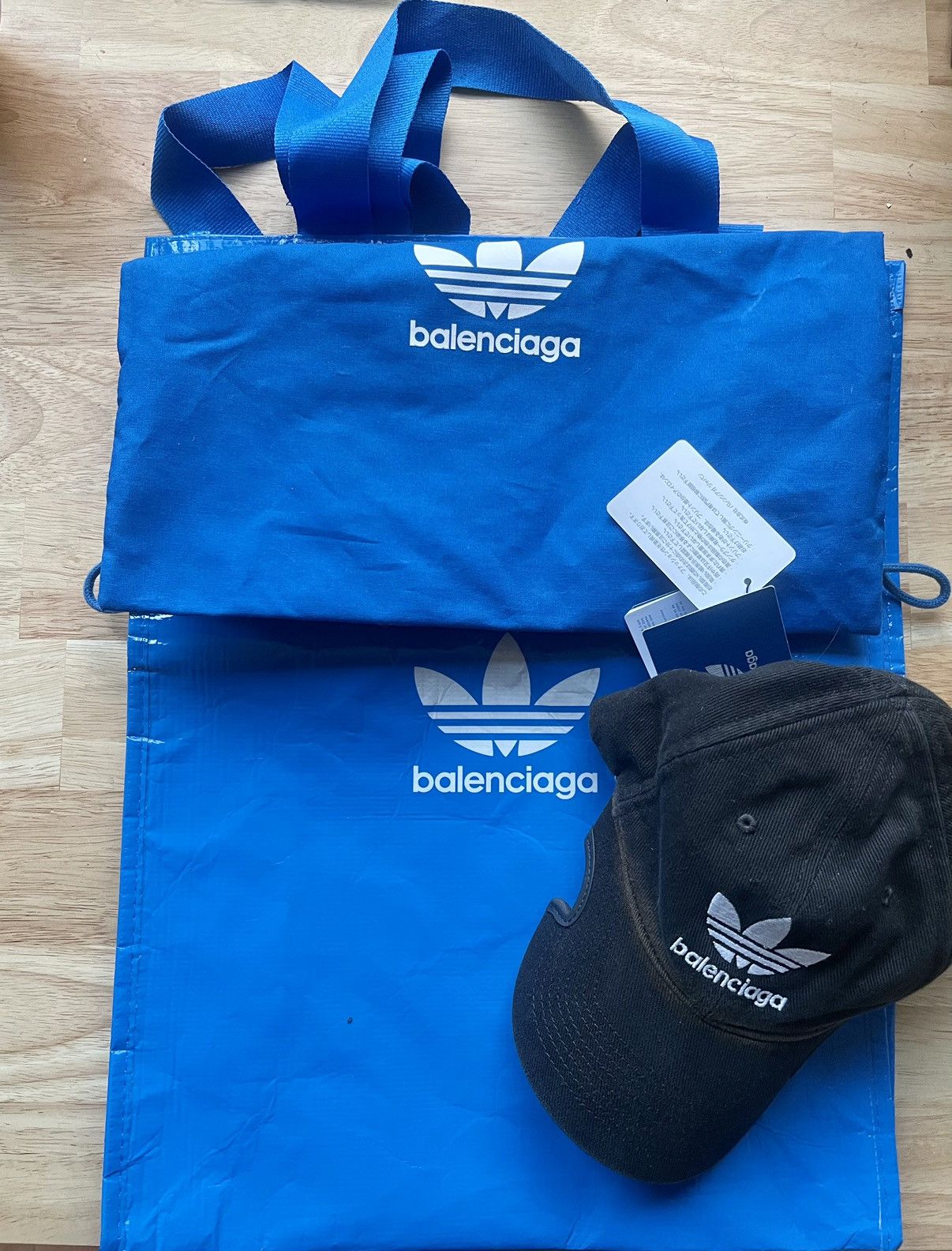Adidas × Balenciaga BALENCIAGA / ADIDAS Cotton Drill Logo Cap Size ONE SIZE - 9 Thumbnail