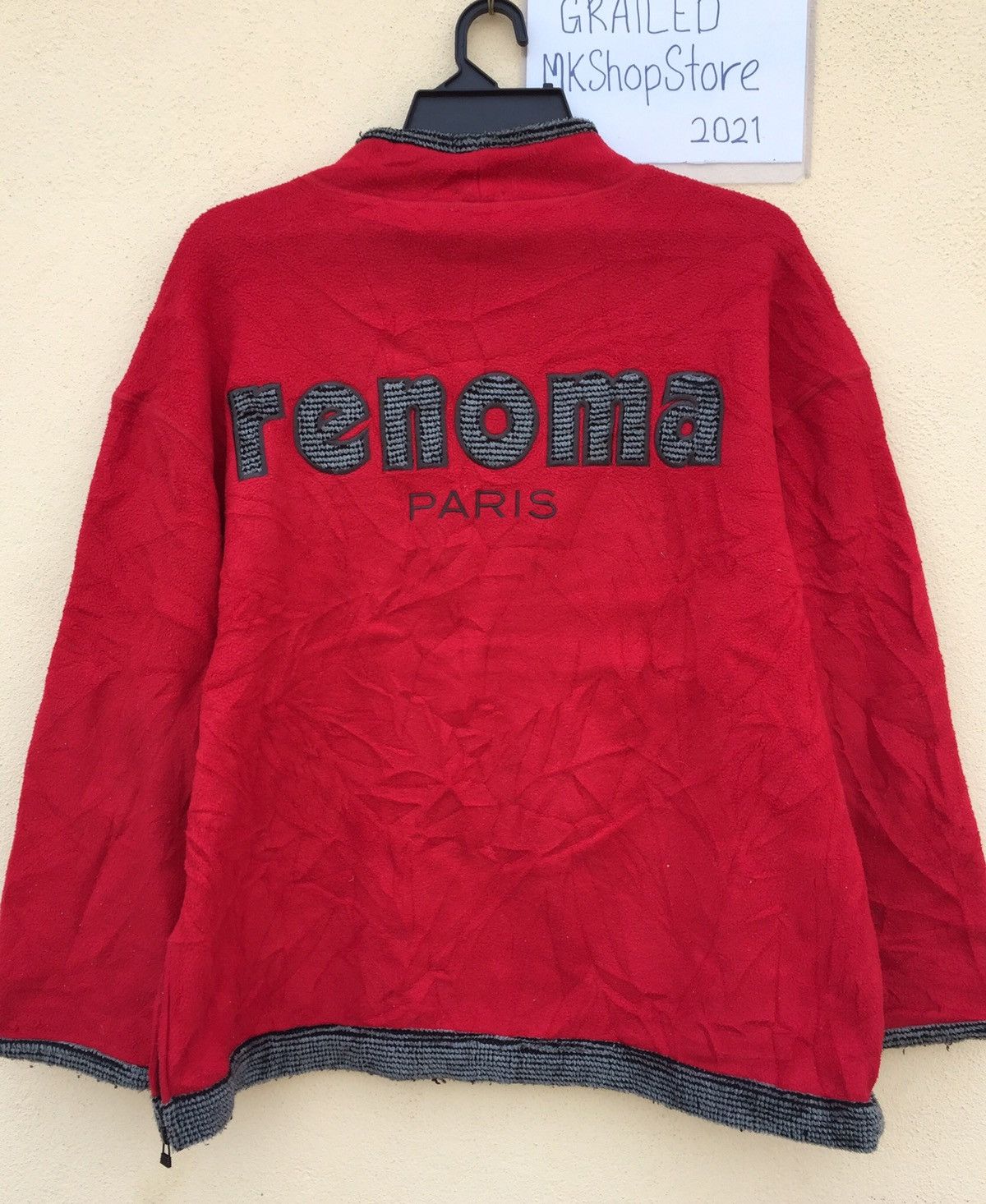 Renoma RENOMA BIG LOGO EMBROIDERY FLEECE SWEARSHIRT Size US M / EU 48-50 / 2 - 7 Thumbnail