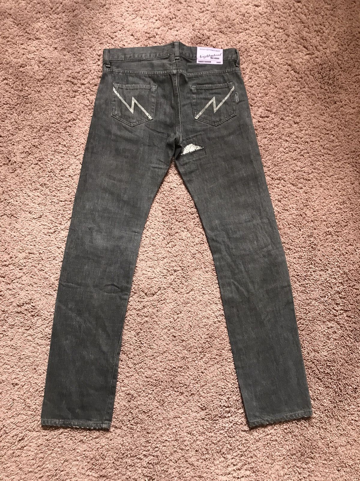 Japanese Brand Vintage 2002 neighborhood Distressed denim Size 30" / US 8 / IT 44 - 5 Thumbnail