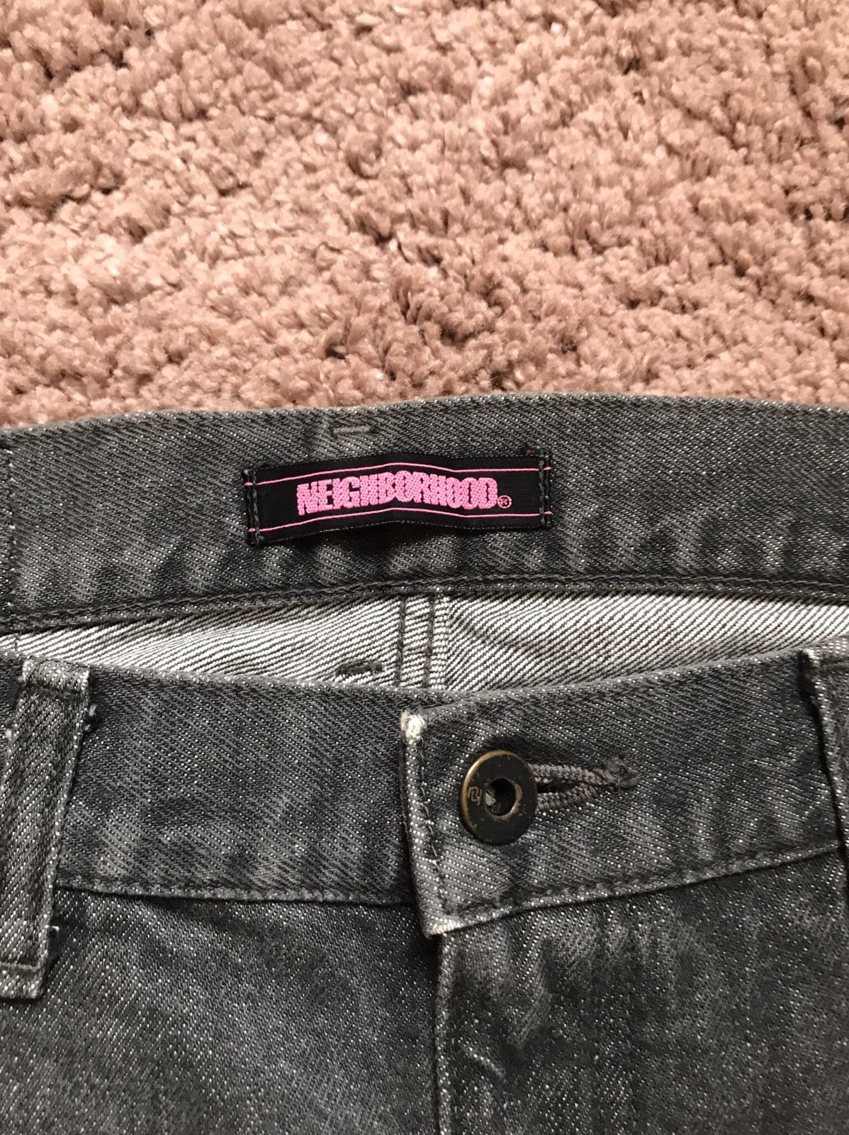 Japanese Brand Vintage 2002 neighborhood Distressed denim Size 30" / US 8 / IT 44 - 2 Thumbnail