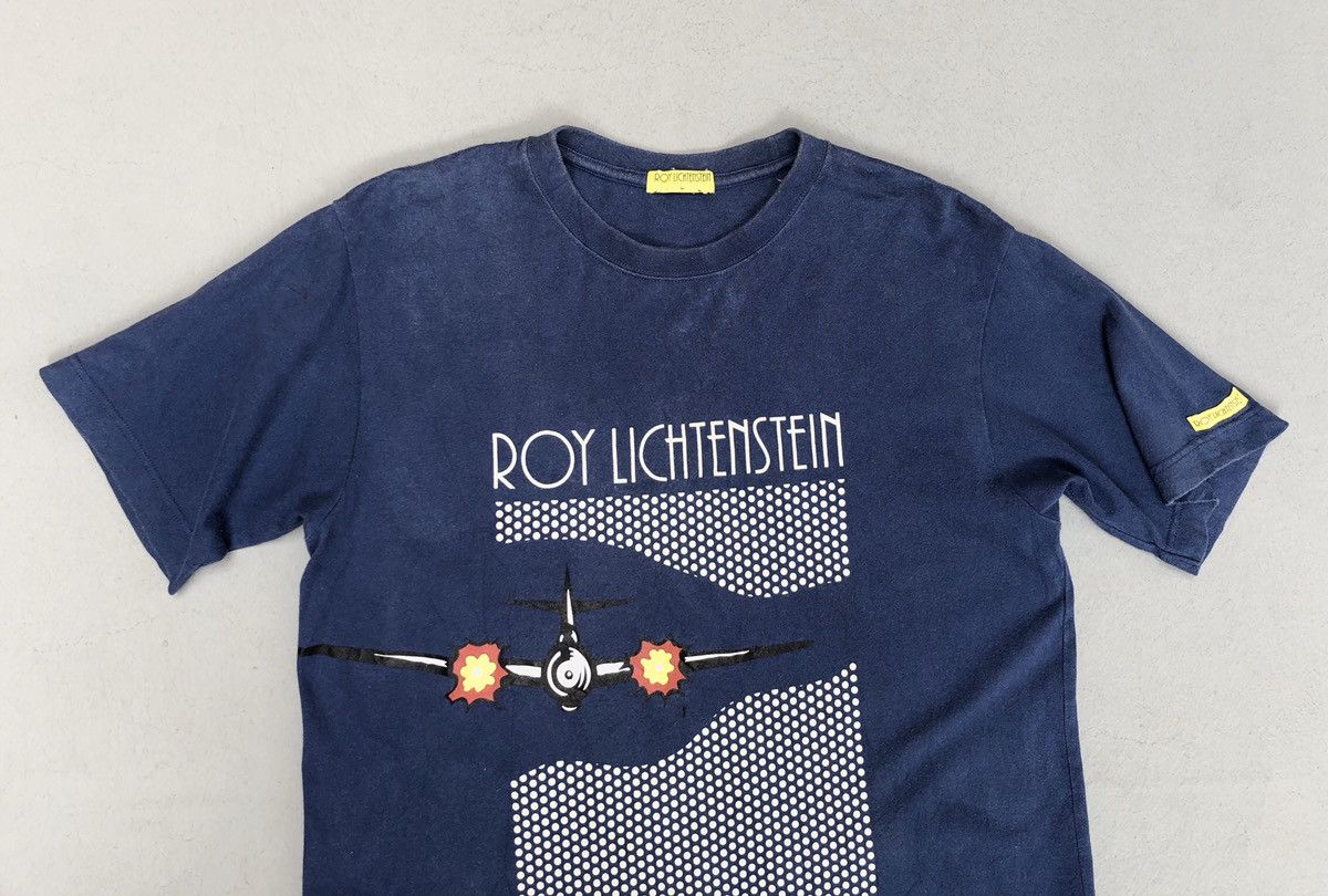 Vintage Vintage Roy Lichtenstein Fighter Jets Tshirt Size US L / EU 52-54 / 3 - 3 Thumbnail
