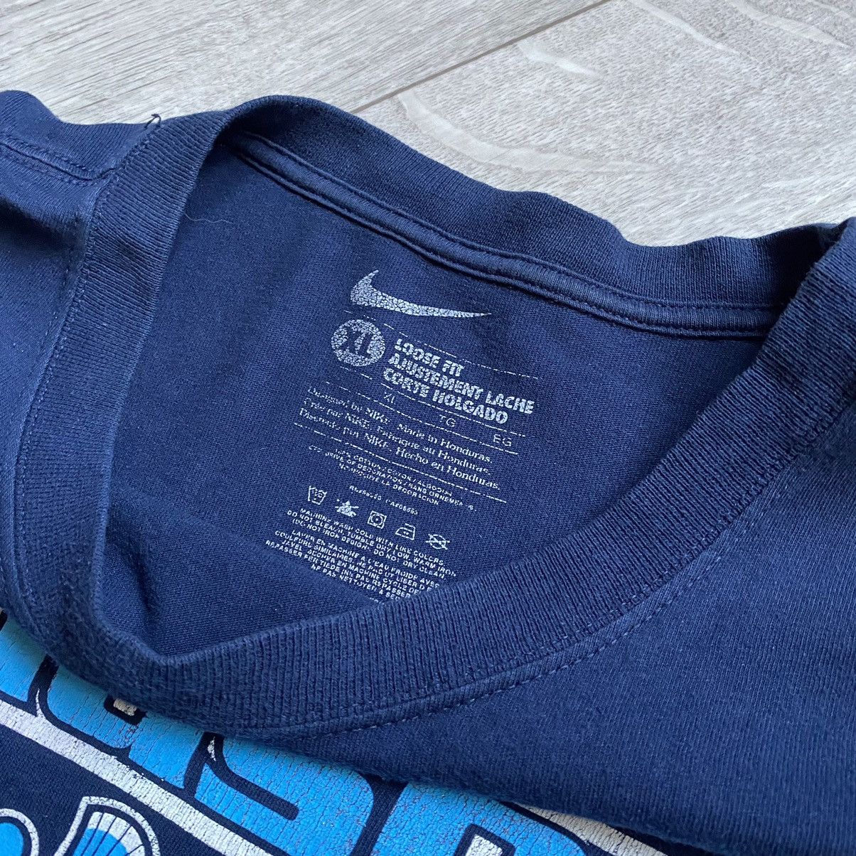 Nike NIKE Y2K CENTRE SWOOSH EVERETT AQUASOX MILB T SHIRT Size US XL / EU 56 / 4 - 3 Thumbnail