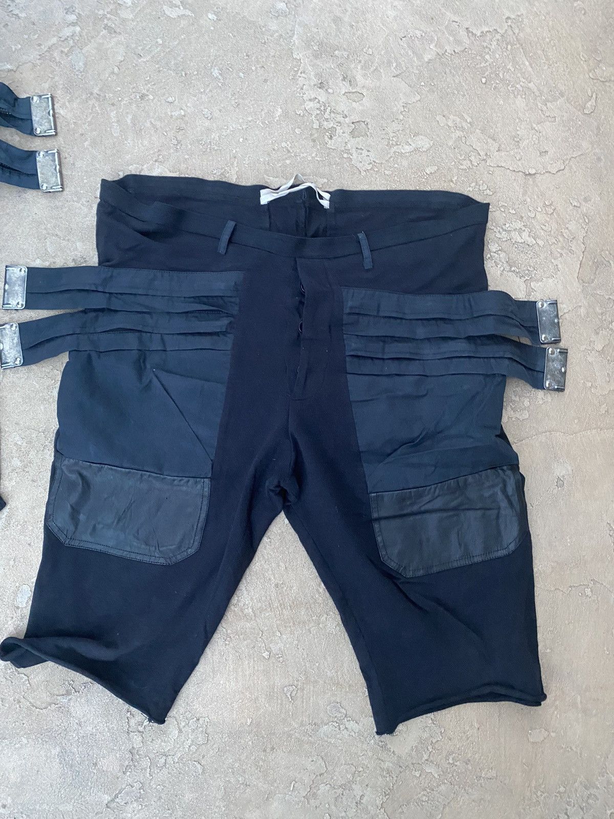 image of Rick Owens 2004 Runway Citroen Cargo Shorts in Black, Men's (Size 34)