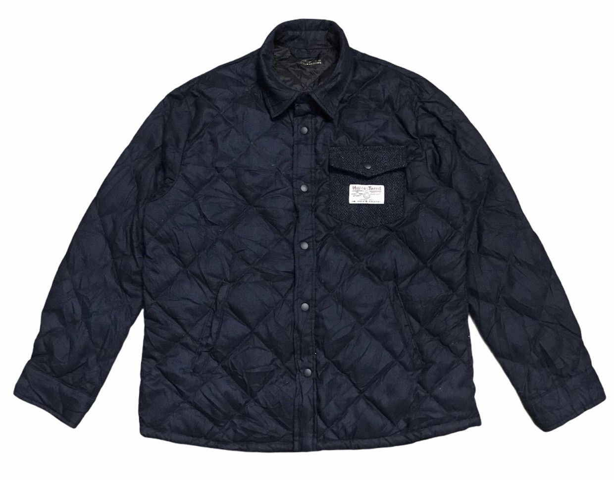 Harris Tweed × Japanese Brand × Vintage OFFER‼️Vintage Harris tweed X Closshi jacket Size US L / EU 52-54 / 3 - 1 Thumbnail