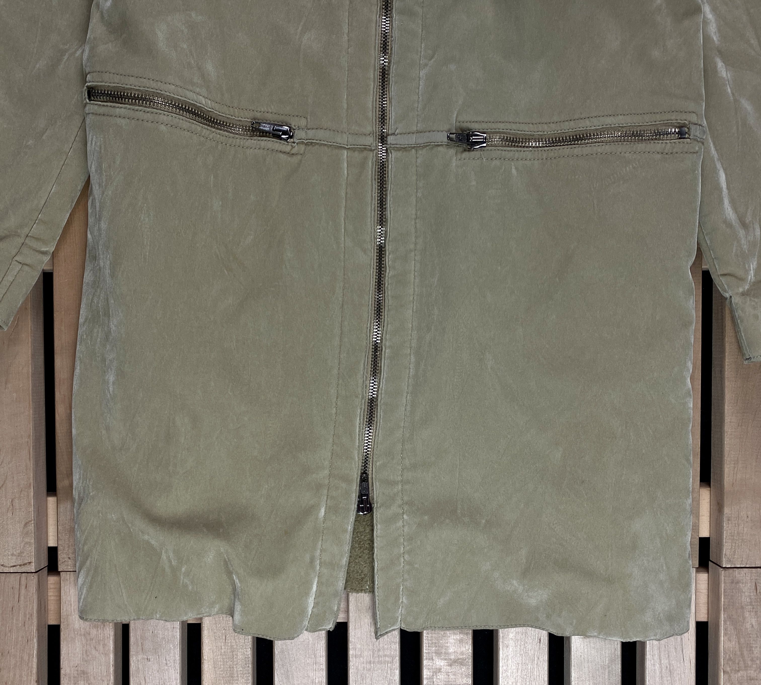 Giorgio Armani × Vintage Womens Velours Coat Jacket Georgio Armani Vintage Size US 8 Size M / US 6-8 / IT 42-44 - 3 Thumbnail