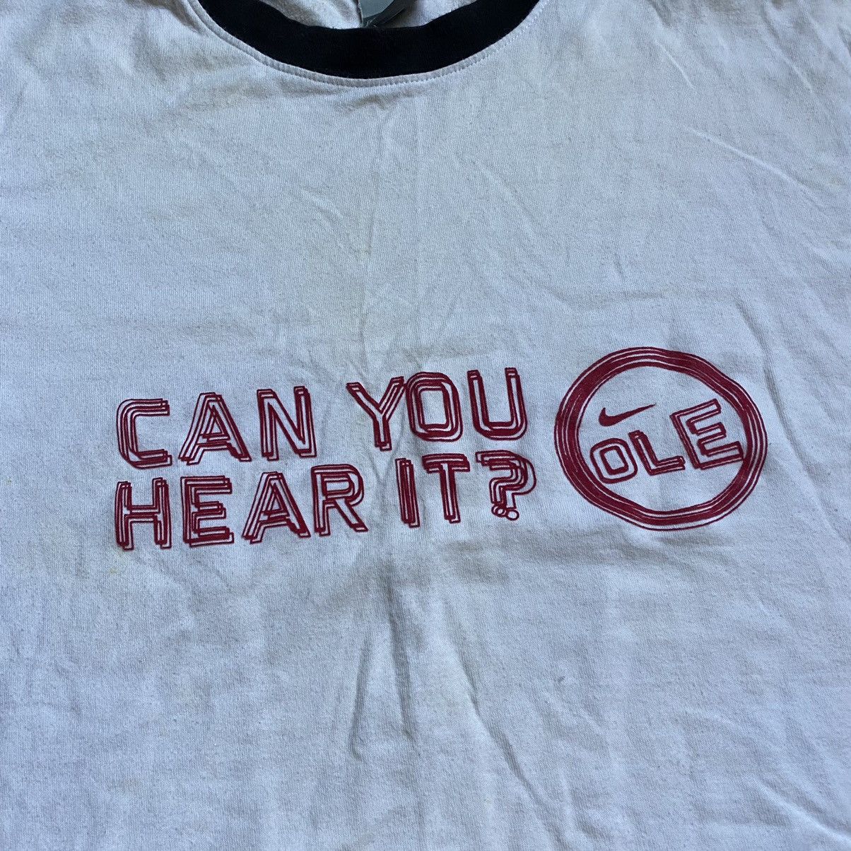 Nike NIKE Y2K CAN YOU HEAR IT OLE SWOOSH T SHIRT Size US M / EU 48-50 / 2 - 2 Thumbnail