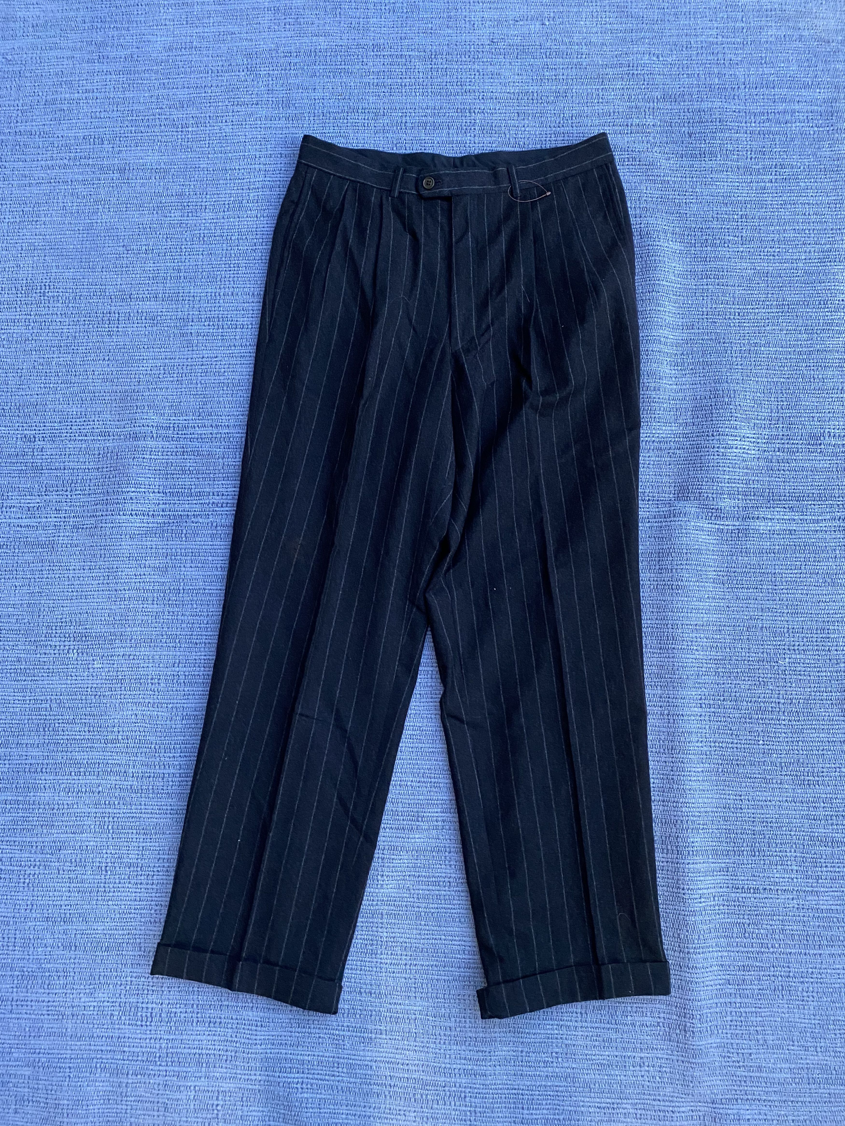 image of Paul Smith x Vintage Wool Pants in Grey, Men's (Size 32)