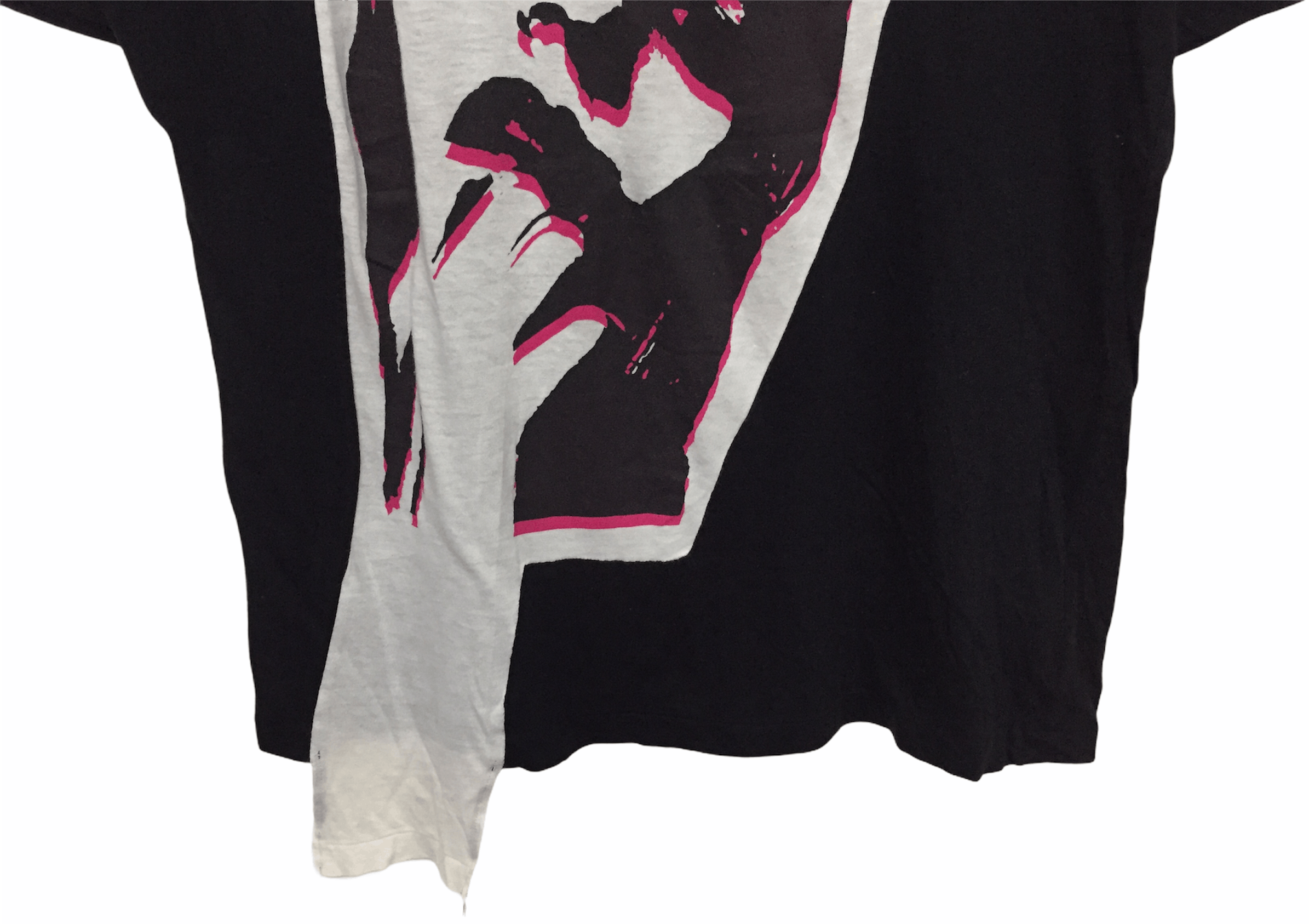 Japanese Brand MILKBOY abstract face V-neck tee Size US S / EU 44-46 / 1 - 5 Thumbnail