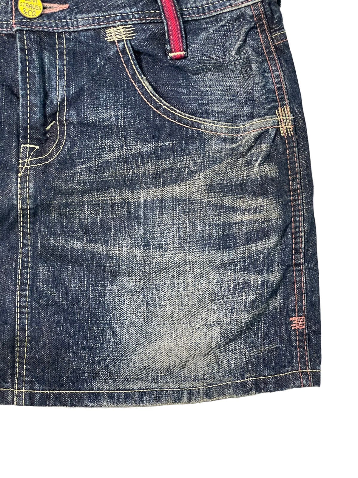 Levi's Vintage Levi's San Francisco Ggg Mini Skirt Size 30" / US 8 / IT 44 - 4 Thumbnail
