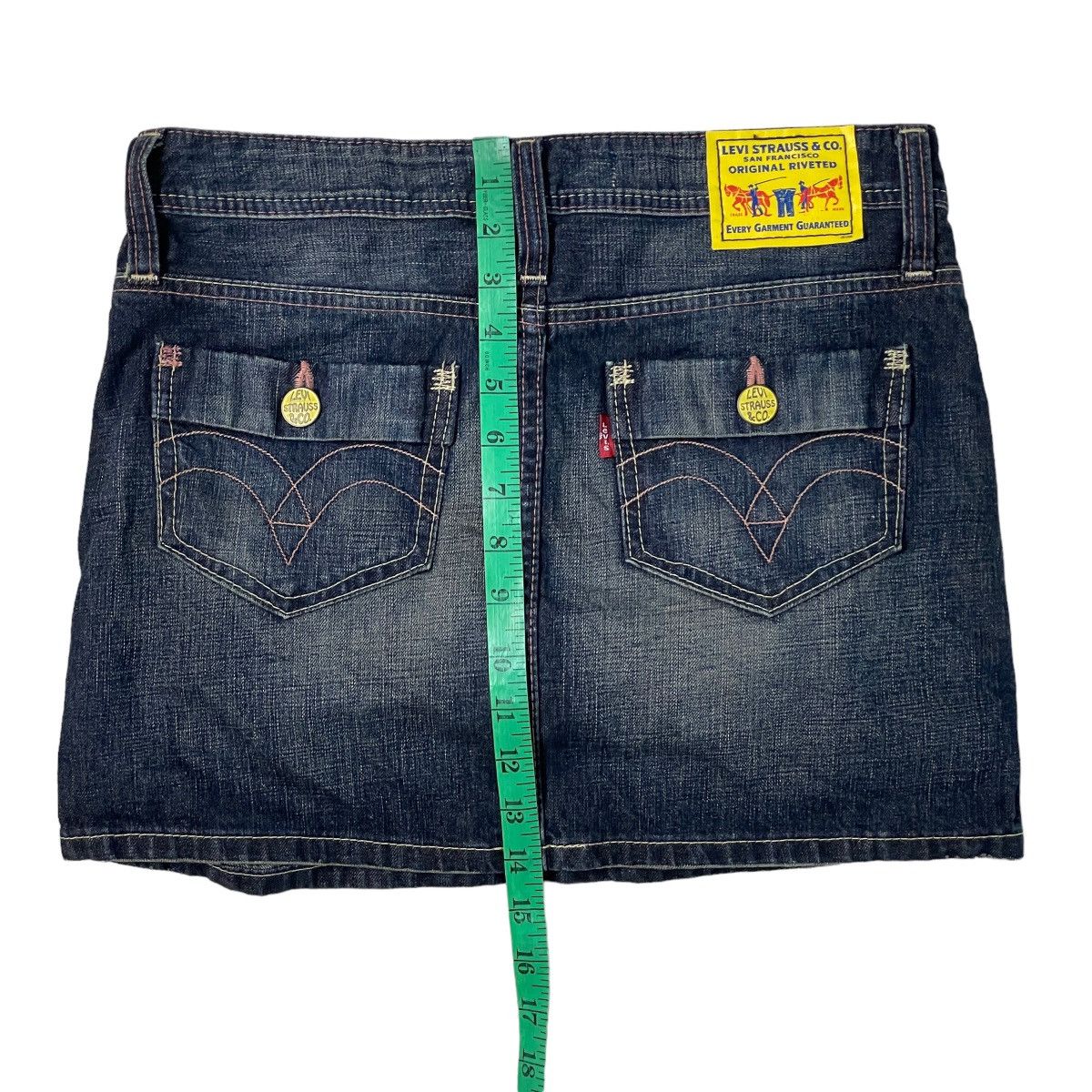 Levi's Vintage Levi's San Francisco Ggg Mini Skirt Size 30" / US 8 / IT 44 - 11 Thumbnail