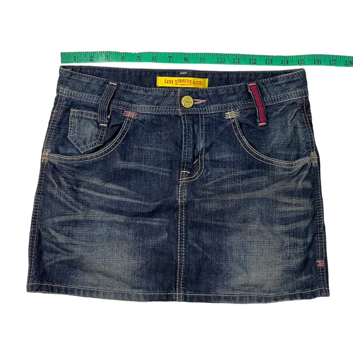 Levi's Vintage Levi's San Francisco Ggg Mini Skirt Size 30" / US 8 / IT 44 - 10 Thumbnail