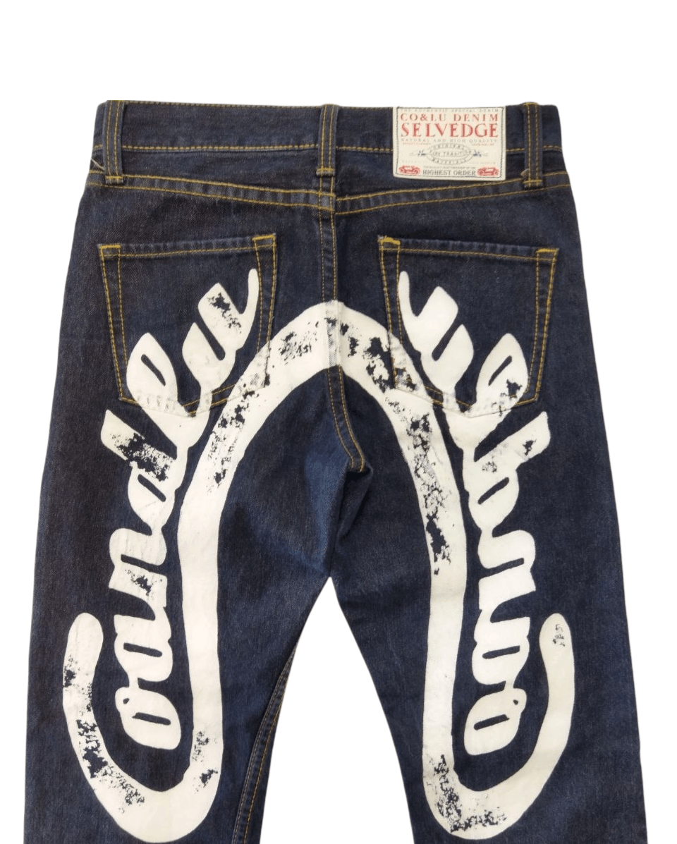 Japanese Brand Japanese Co & Lu Denim Selvedge Jeans Size US 27 - 4 Thumbnail