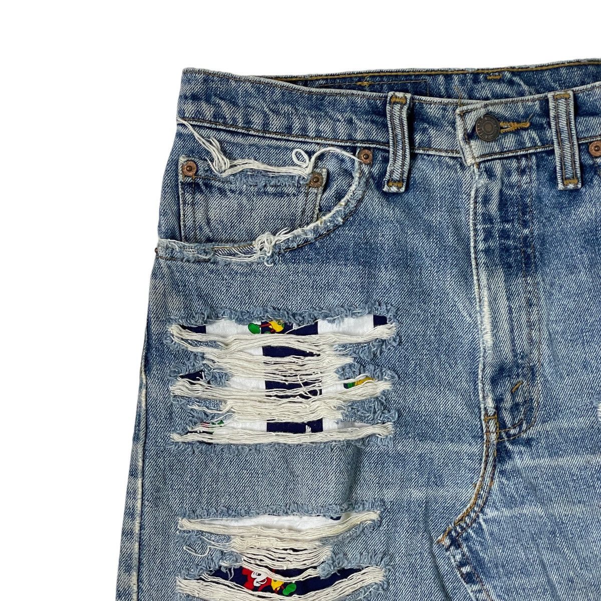 Levi's Vintage Levi's 550 Bondage Canada Mini Skirt Size 32" / US 10 / IT 46 - 2 Thumbnail