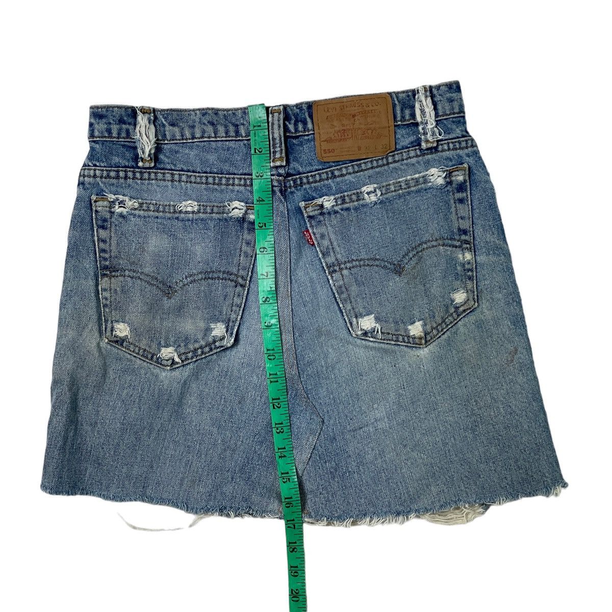 Levi's Vintage Levi's 550 Bondage Canada Mini Skirt Size 32" / US 10 / IT 46 - 11 Thumbnail