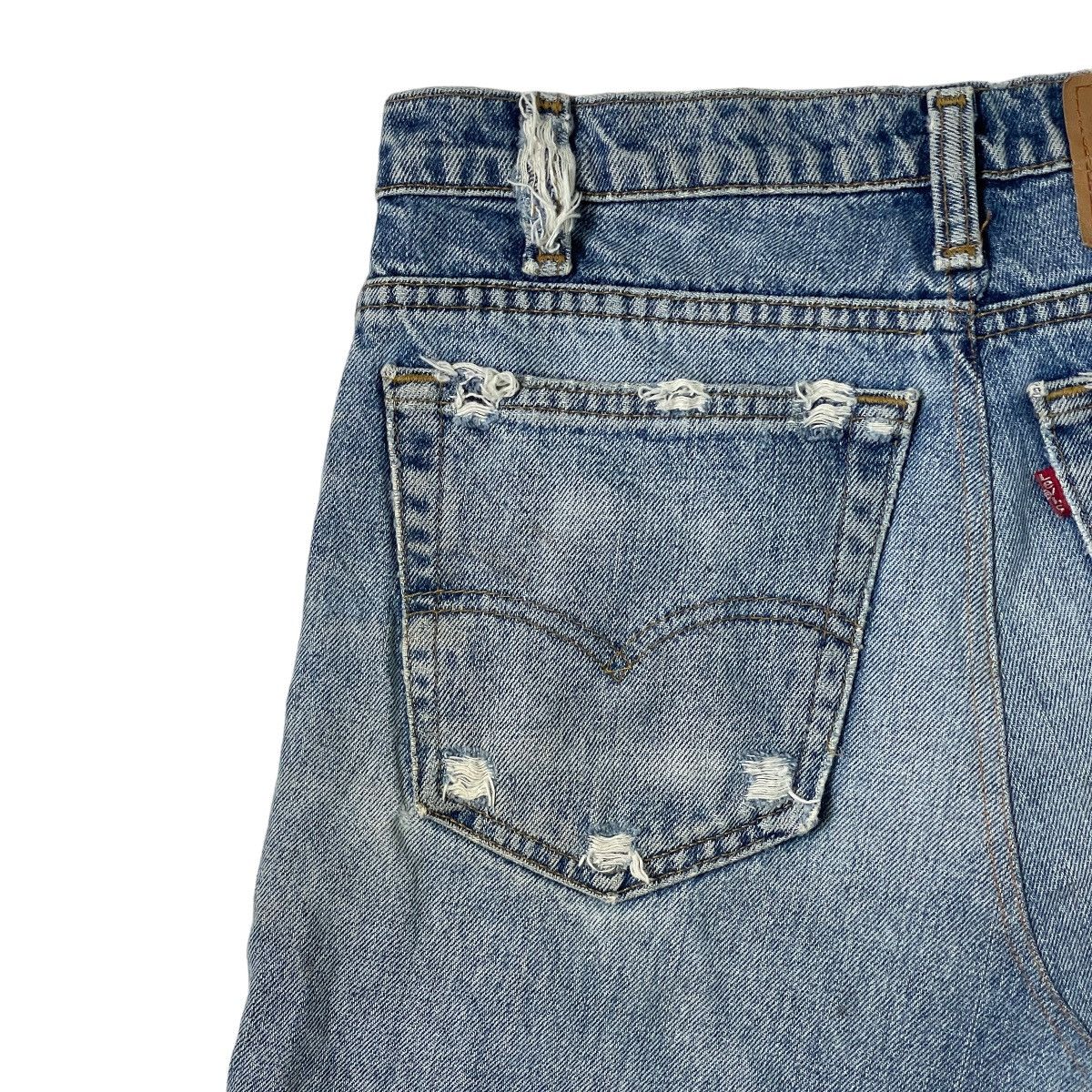 Levi's Vintage Levi's 550 Bondage Canada Mini Skirt Size 32" / US 10 / IT 46 - 7 Thumbnail