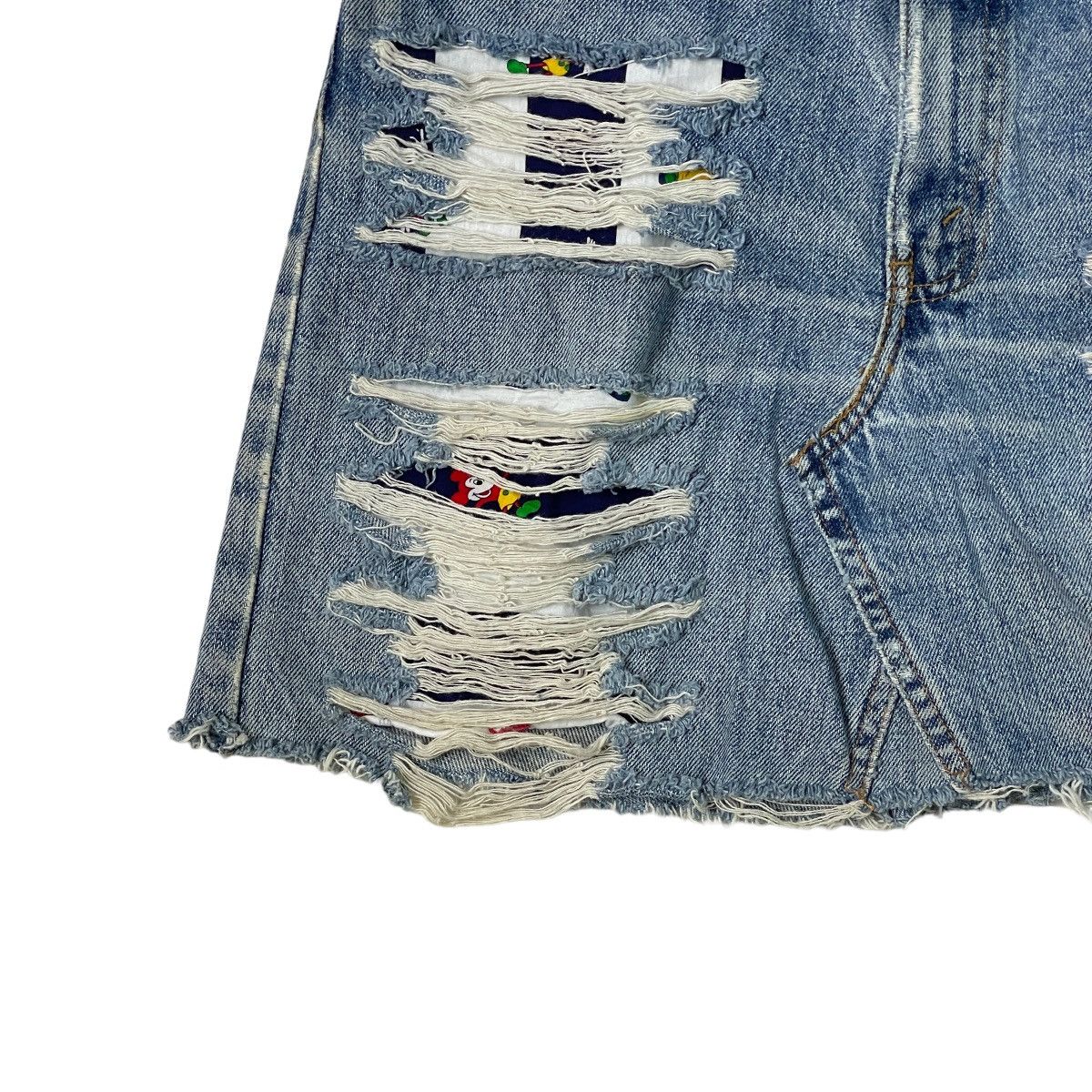 Levi's Vintage Levi's 550 Bondage Canada Mini Skirt Size 32" / US 10 / IT 46 - 5 Thumbnail