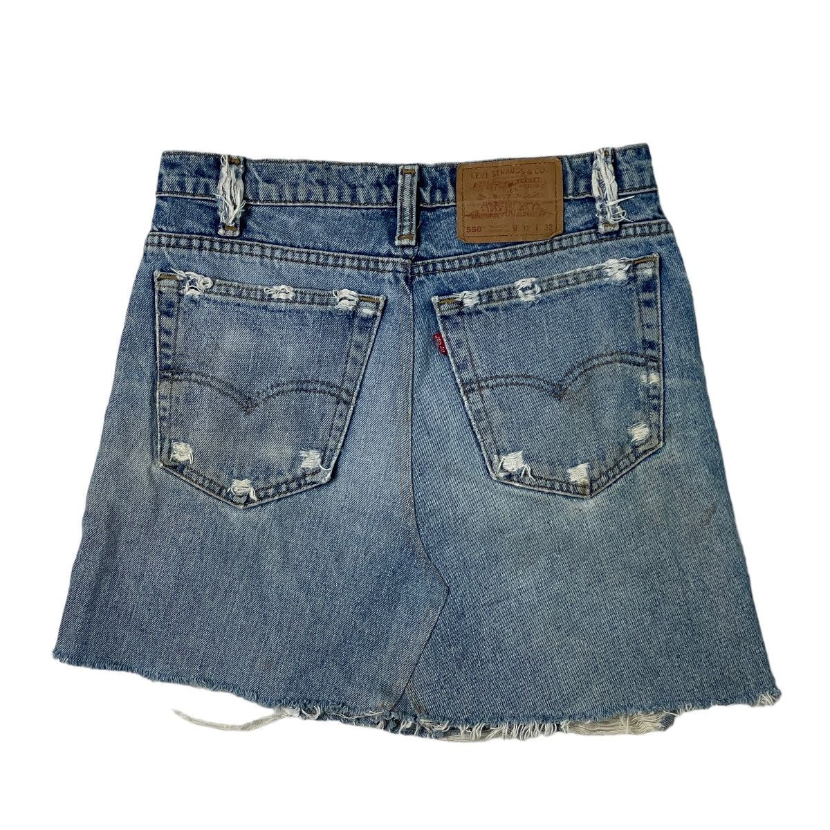 Levi's Vintage Levi's 550 Bondage Canada Mini Skirt Size 32" / US 10 / IT 46 - 6 Thumbnail