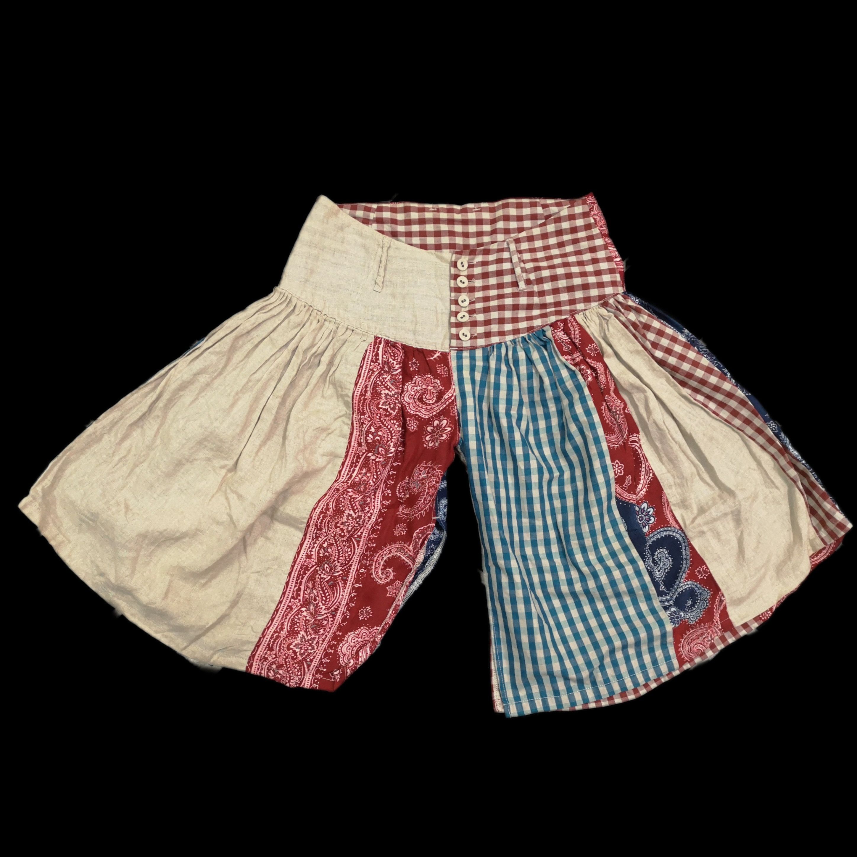 Kapital × Kapital Kountry Kapital Patchwork Bandana Shorts Size US 32 / EU 48 - 3 Thumbnail