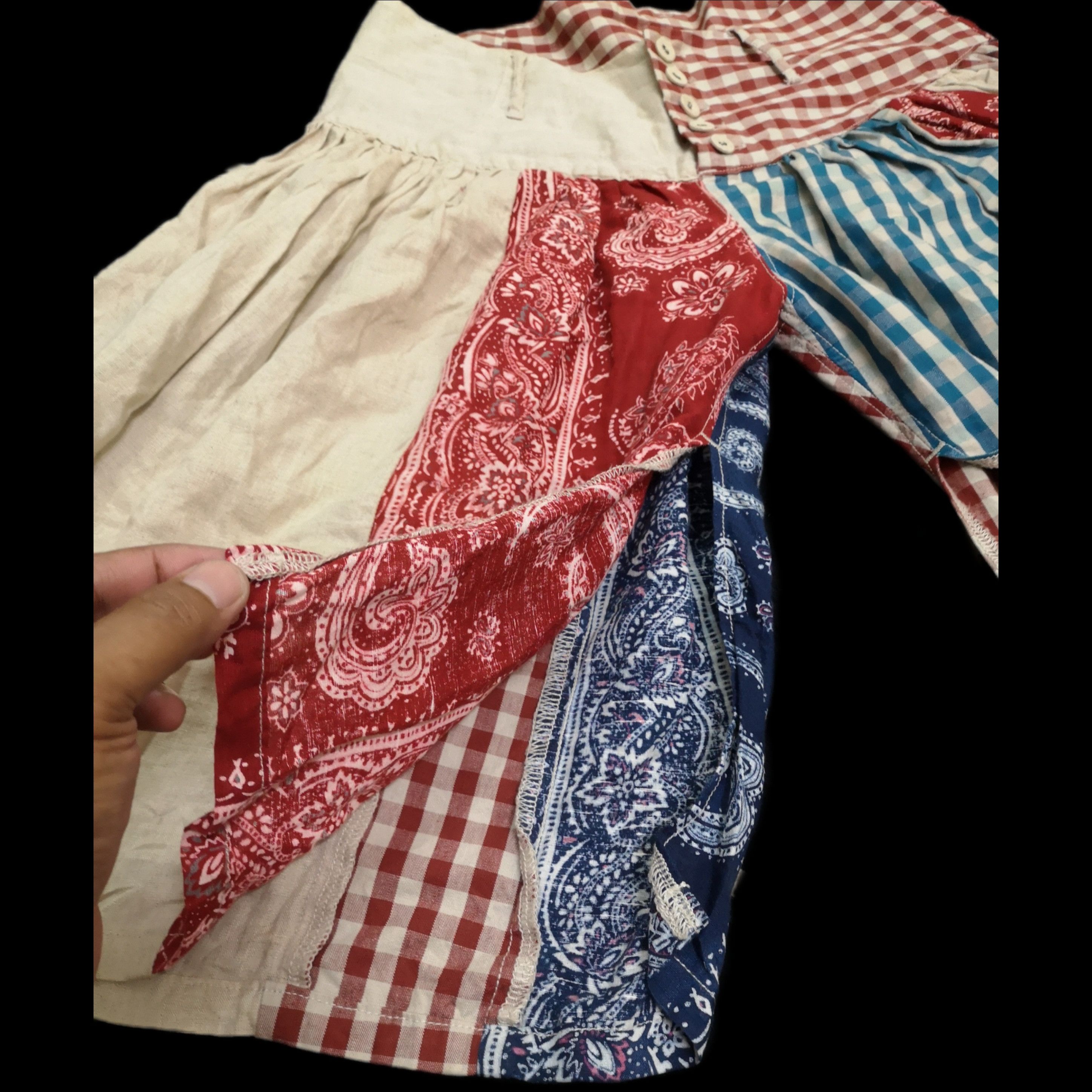 Kapital × Kapital Kountry Kapital Patchwork Bandana Shorts Size US 32 / EU 48 - 6 Thumbnail
