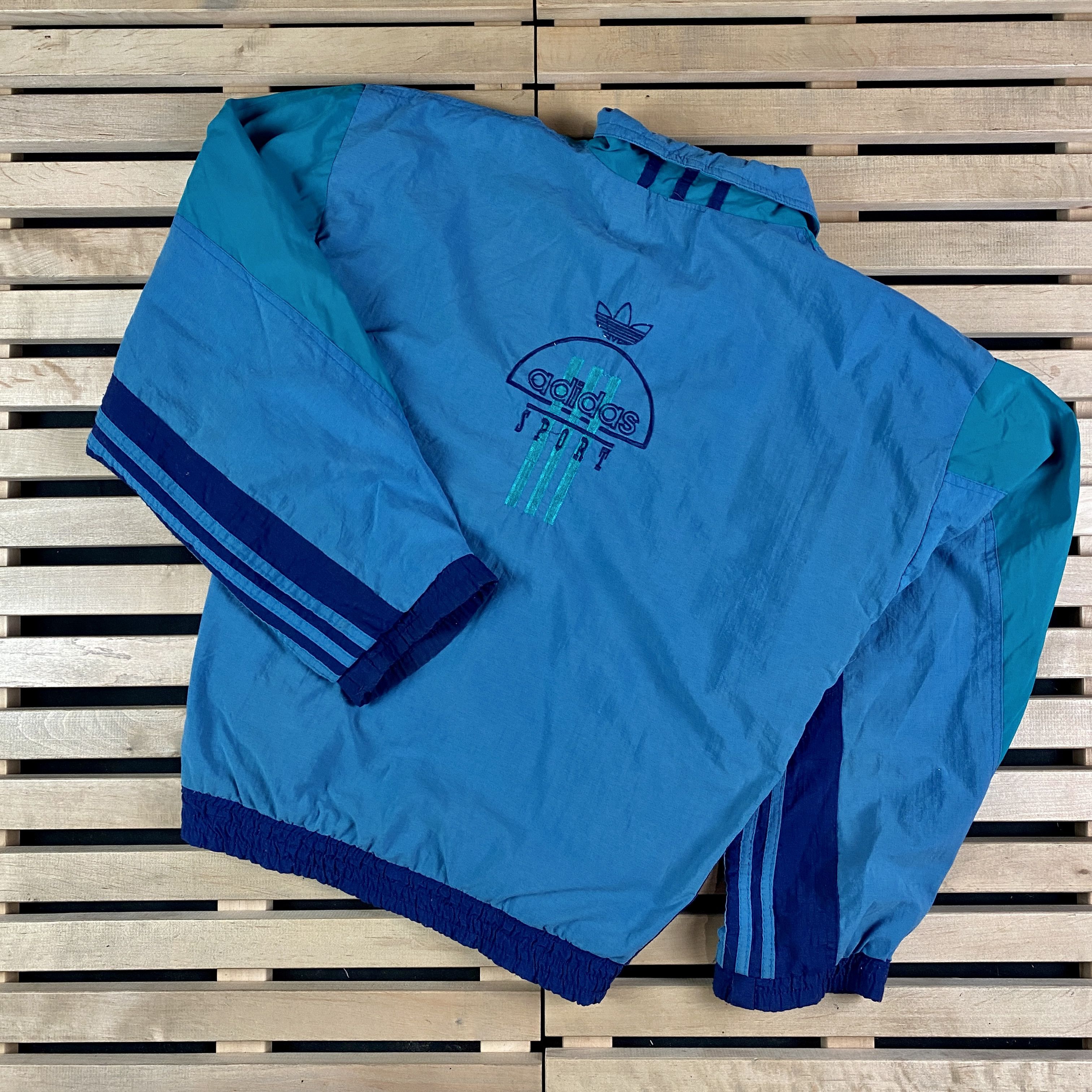 Adidas × Vintage Mens Bomber Jacket Adidas Vintage Size XL Size US XL / EU 56 / 4 - 4 Thumbnail